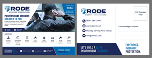 Postcard Design by pb for Rode Investigations & Security LLC | Design: #37511215