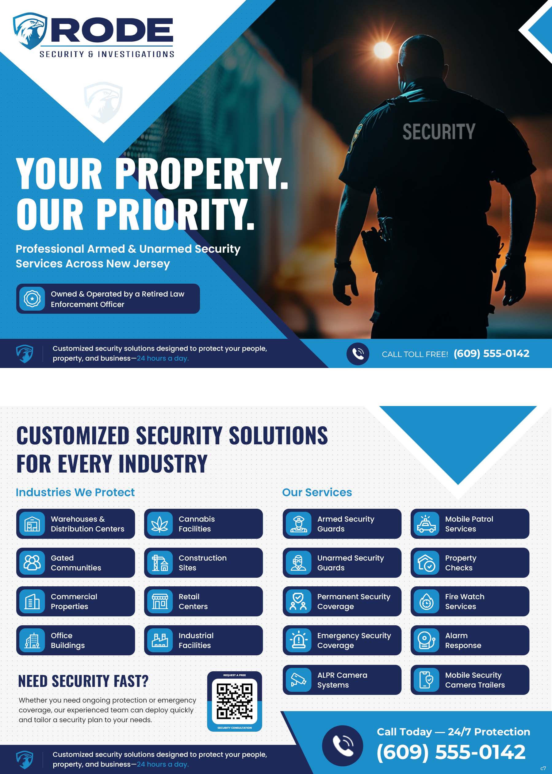 Postcard Design by pb for Rode Investigations & Security LLC | Design #37511223