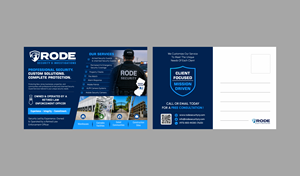 Postcard Design by yusmoker for Rode Investigations & Security LLC | Design: #37511436
