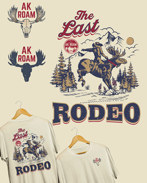 T-shirt Design by StudioD™ for AK ROAM | Design: #37512147