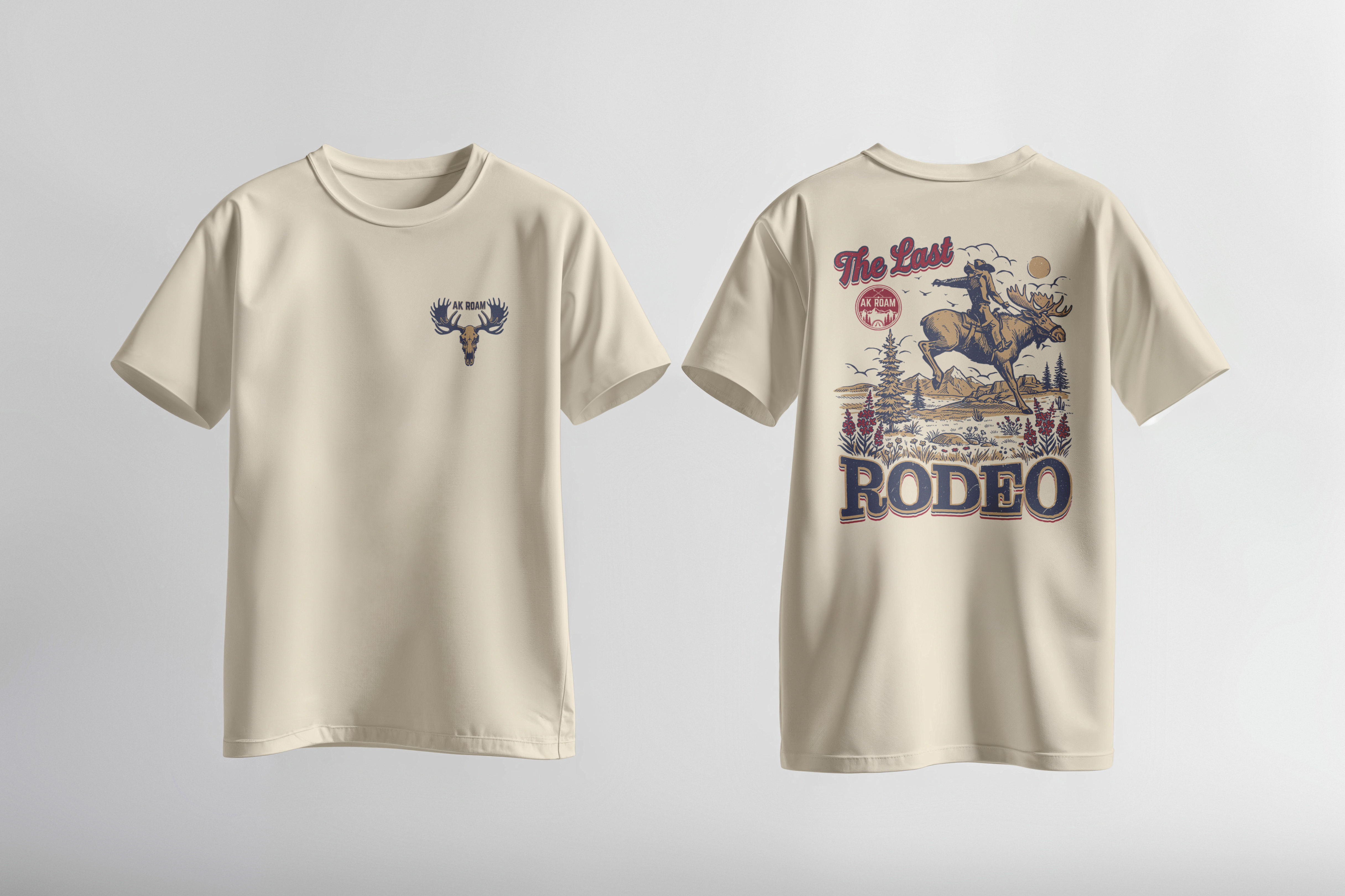 T-shirt Design by Gasyary for AK ROAM | Design #37510922