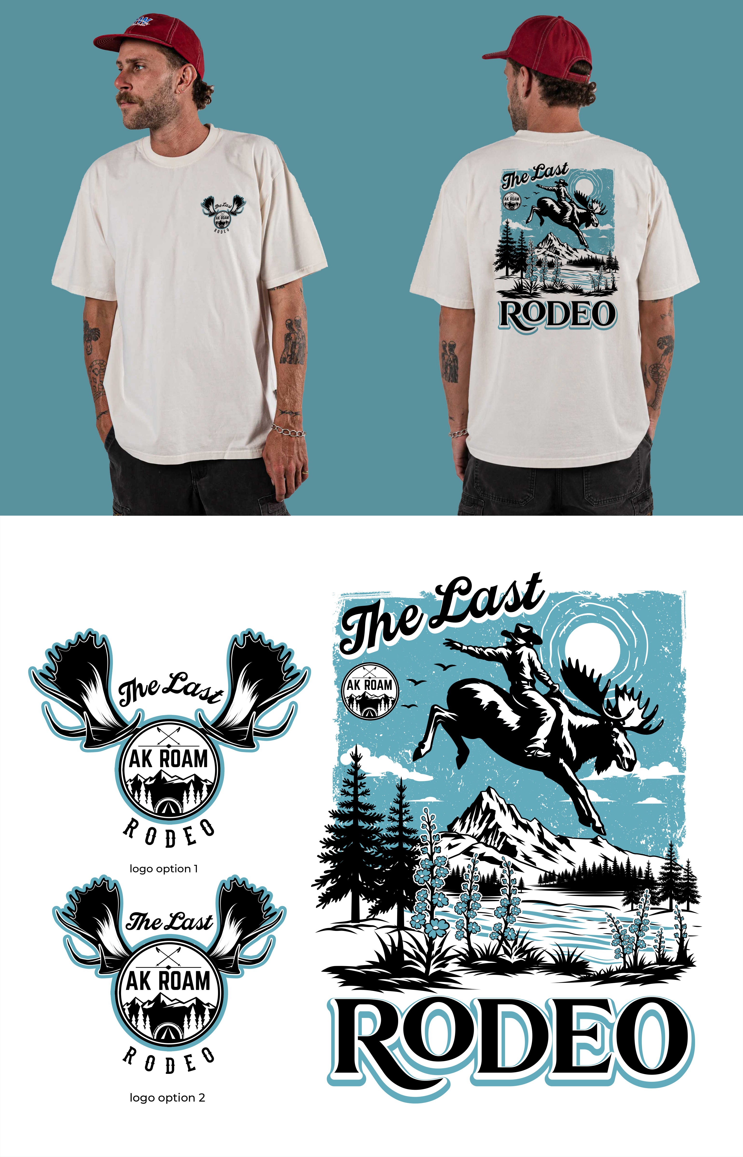 T-shirt Design by KickArt for AK ROAM | Design #37509810