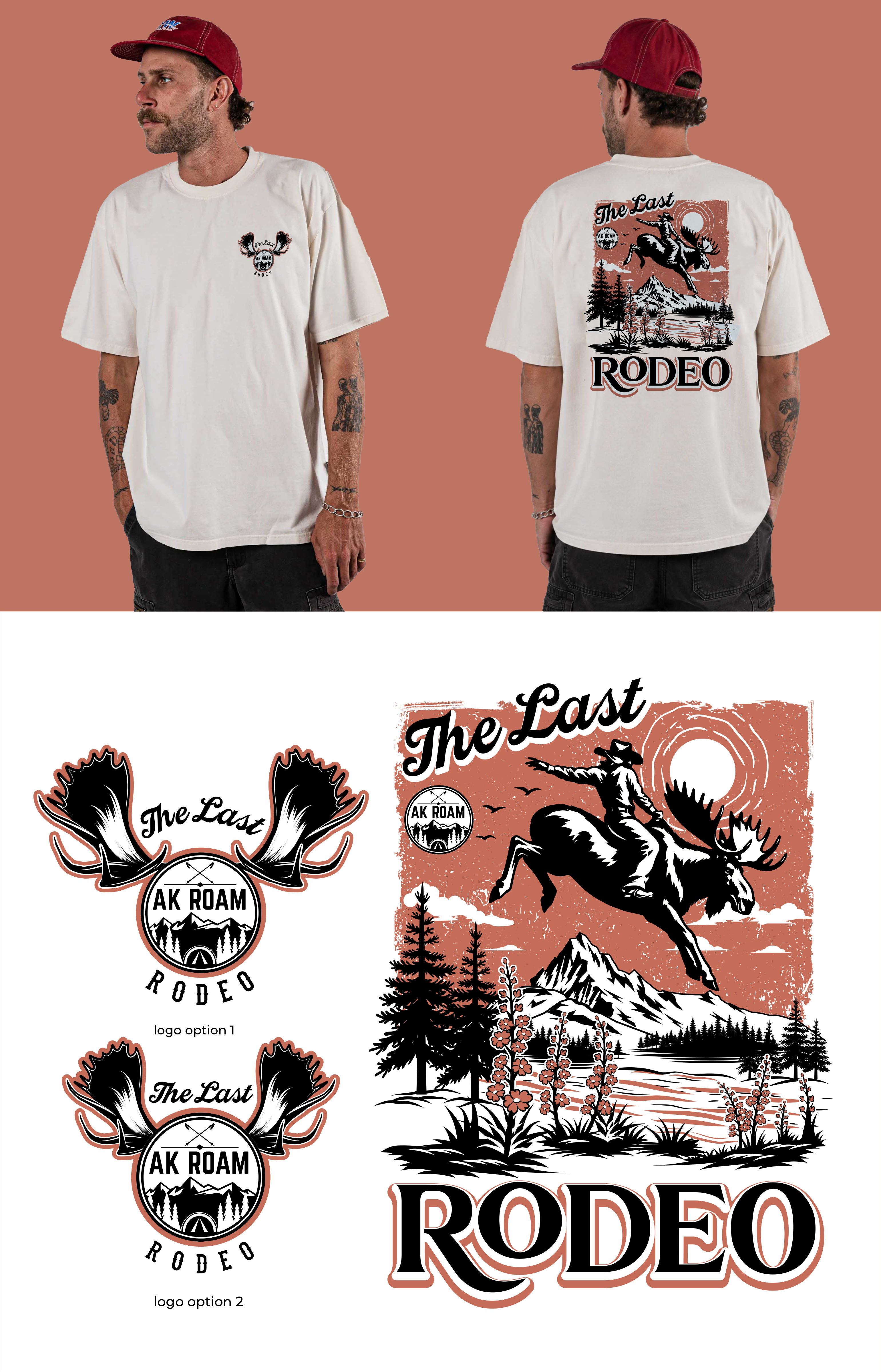 T-shirt Design by KickArt for AK ROAM | Design #37509811