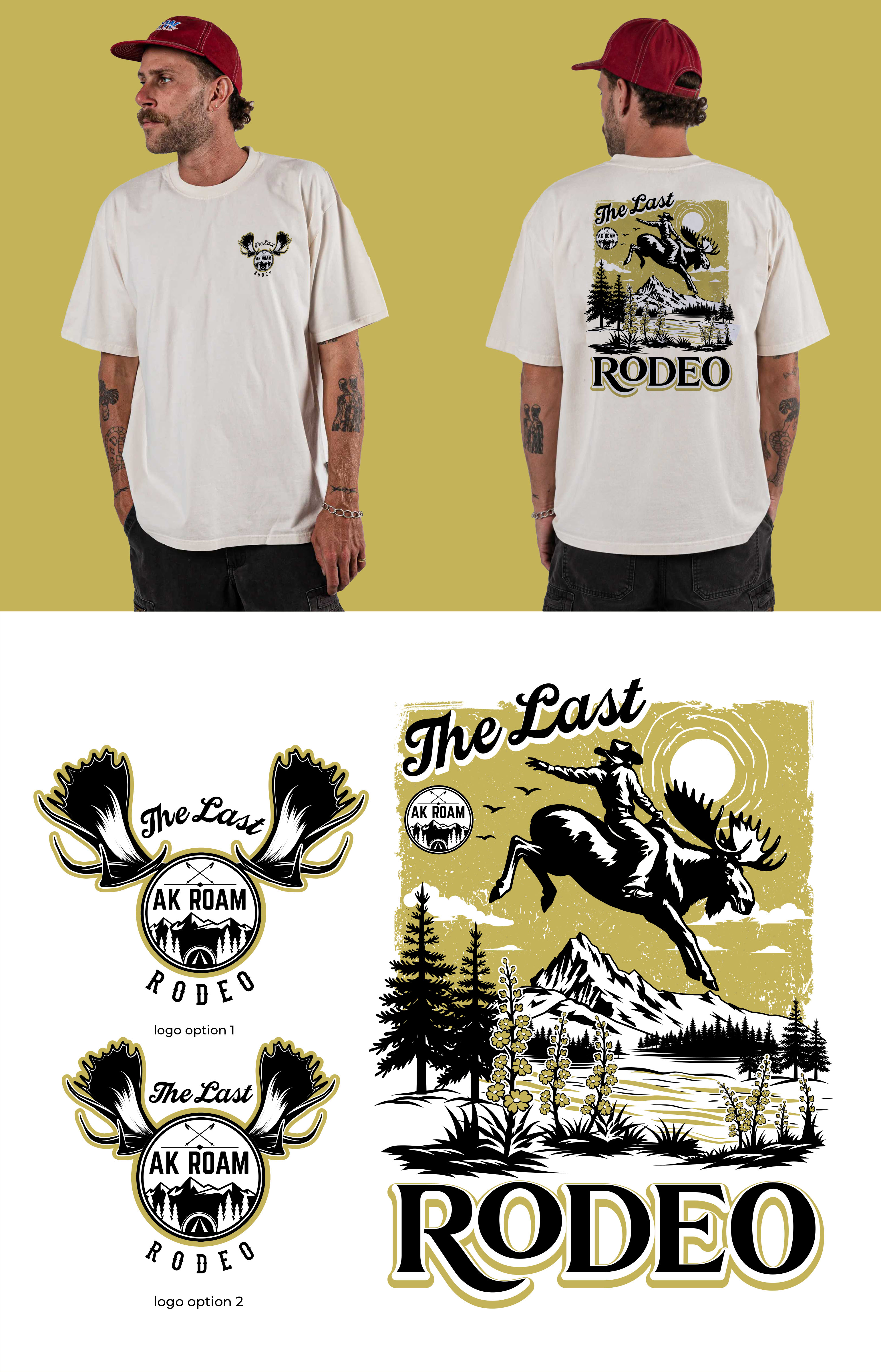 T-shirt Design by KickArt for AK ROAM | Design #37509812