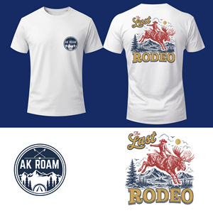 T-shirt Design by amdad26 for AK ROAM | Design: #37511747