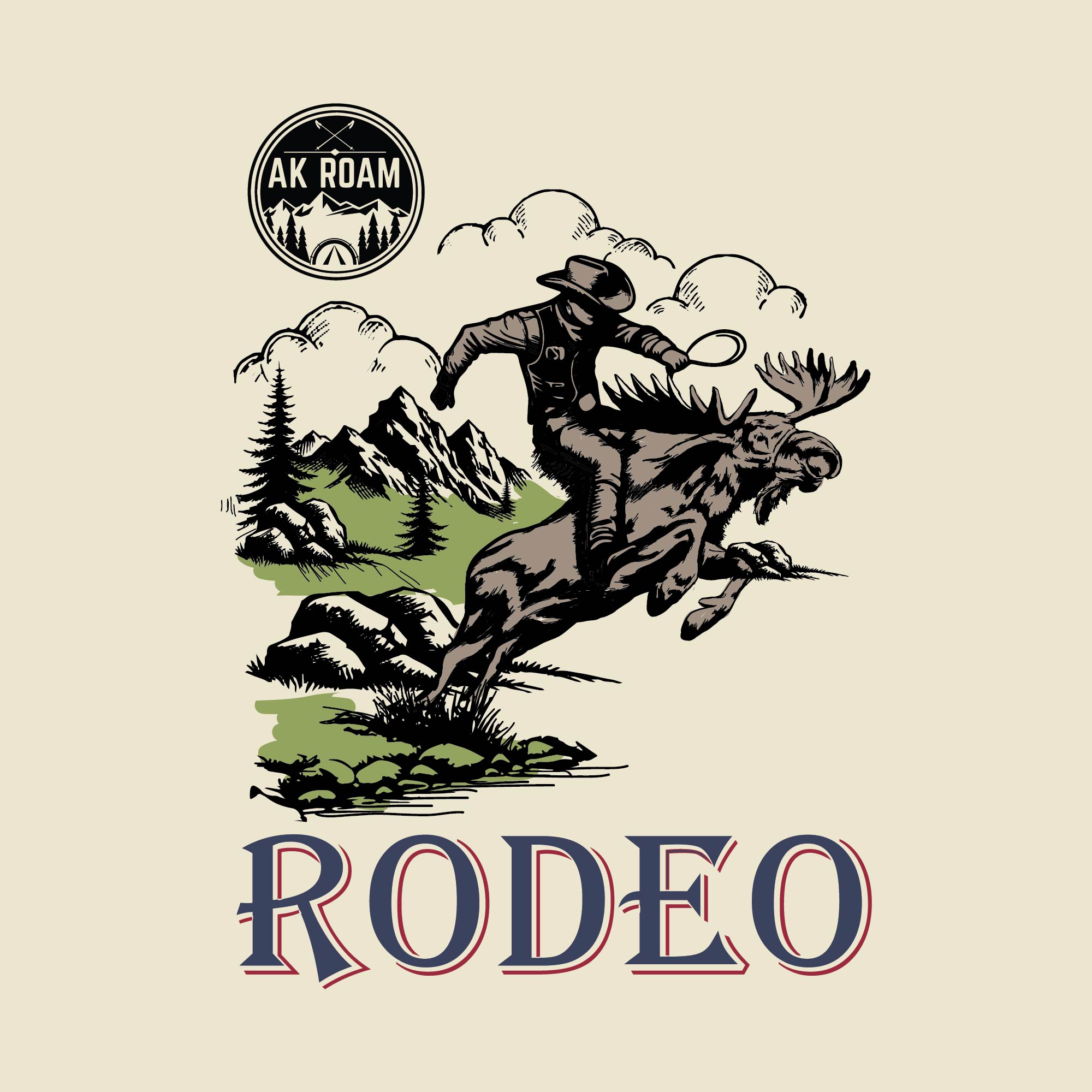 Design de T-shirt par r. ilham pour AK ROAM | Design #37511589