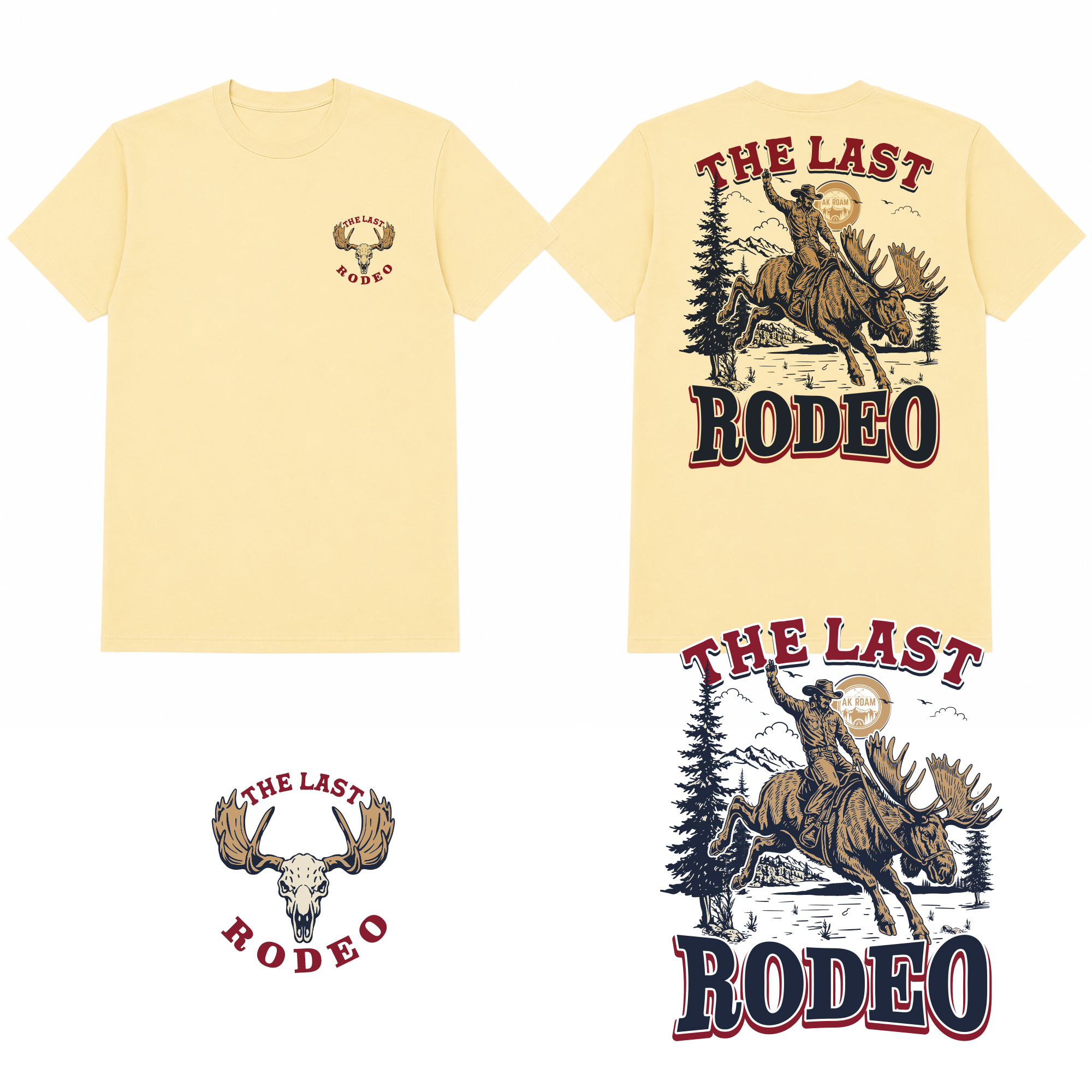 T-shirt Design by joneerror for AK ROAM | Design #37511364