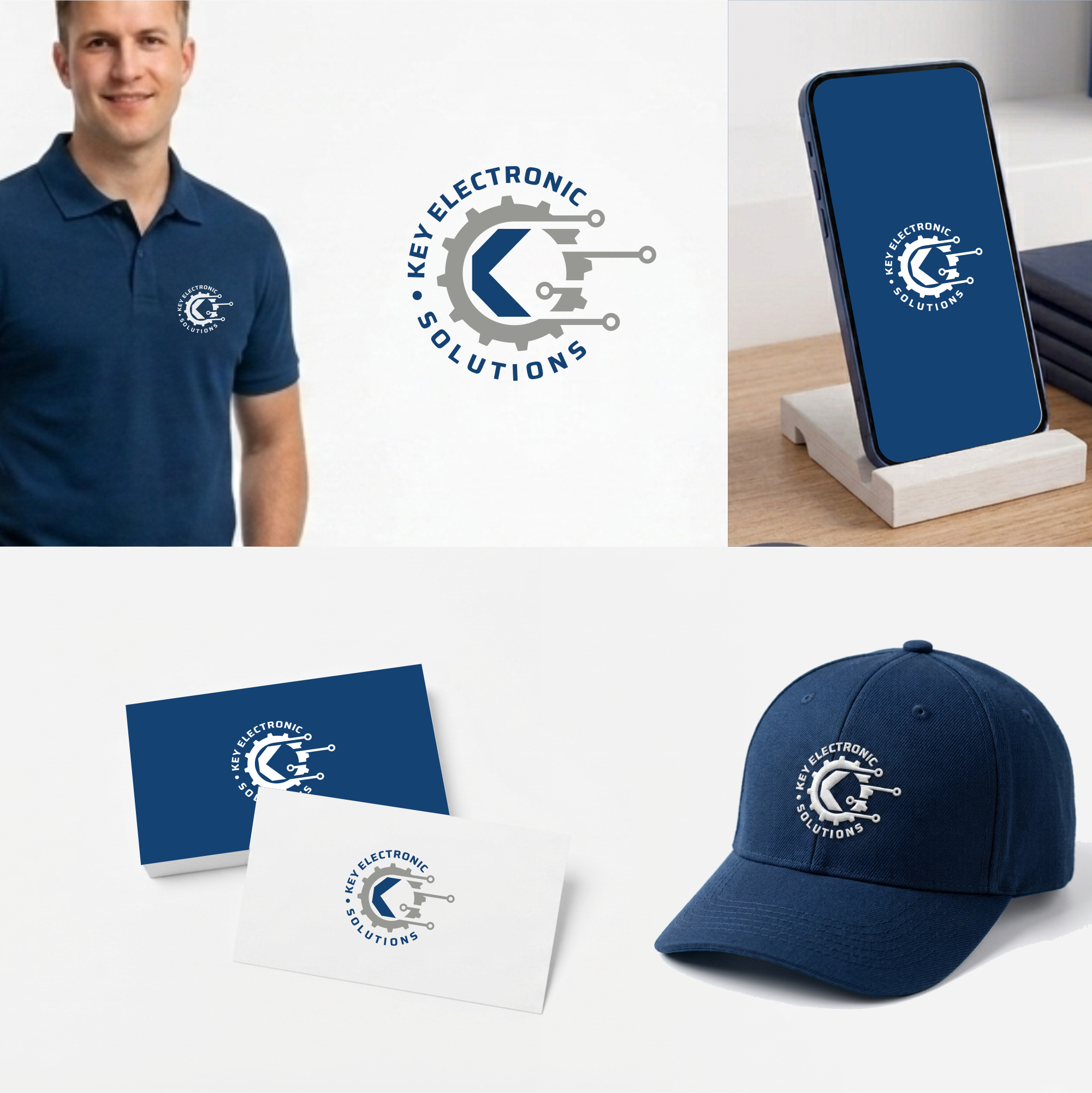 Logo Design by HADE DESAIN for Key Electronic Solutions, LLC | Design #37517905