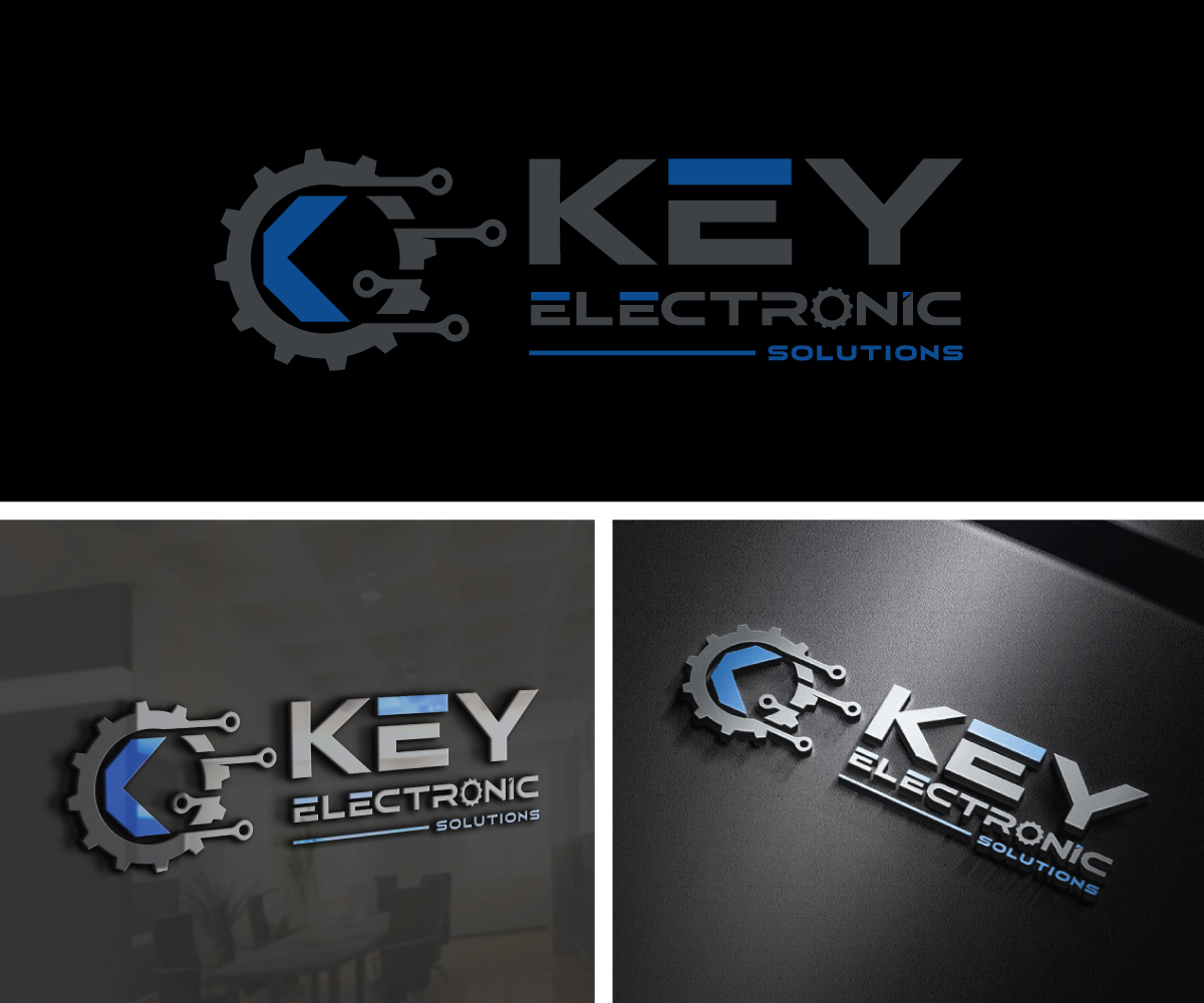 Logo Design by Adi Graphics for Key Electronic Solutions, LLC | Design #37514970