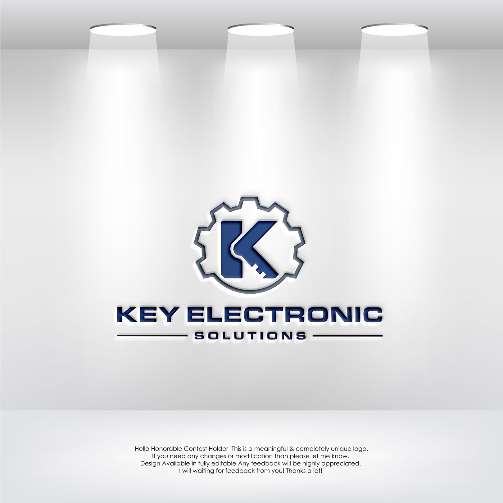 Logo Design by LogoEon for Key Electronic Solutions, LLC | Design #37514814
