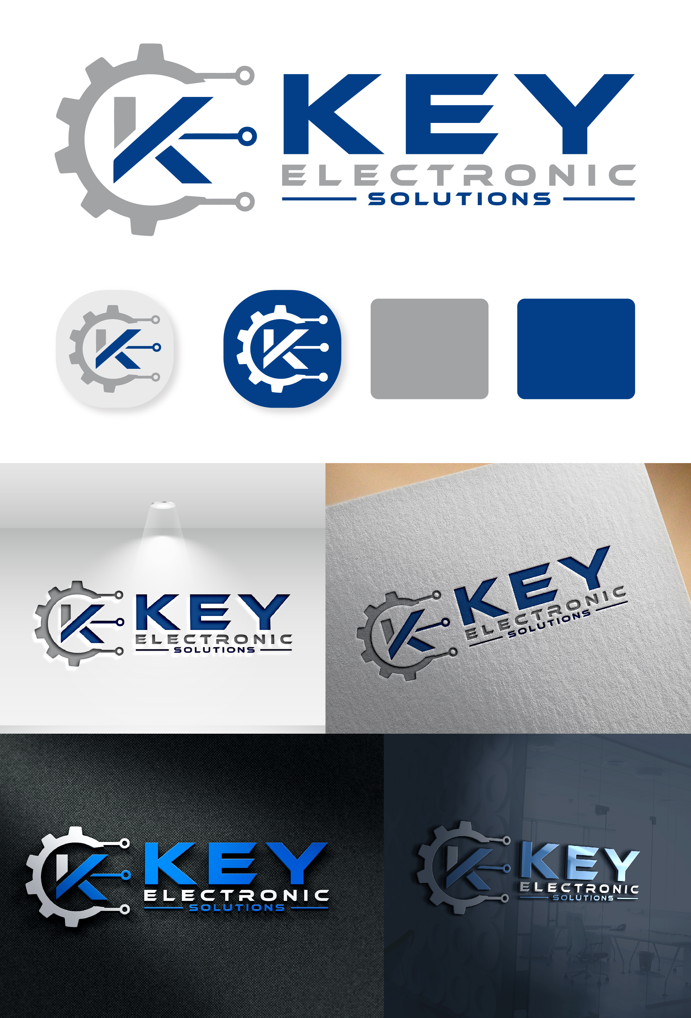 Diseño de Logo por Creative Vect Art para Key Electronic Solutions, LLC | Diseño #37512605