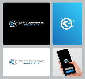 Logo Design by melzh for Key Electronic Solutions, LLC | Design: #37513246