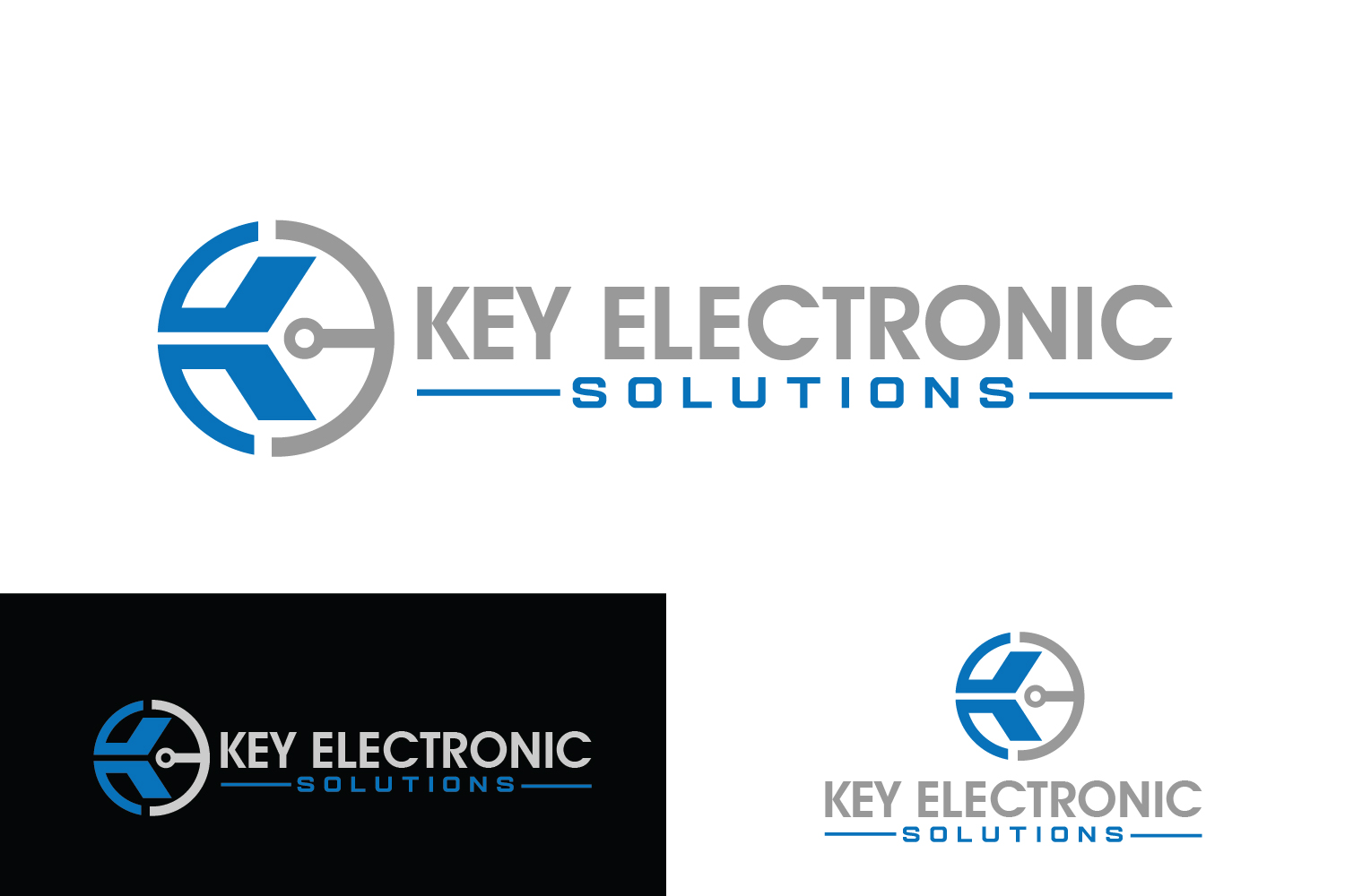 Logo Design by renderman for Key Electronic Solutions, LLC | Design #37511880
