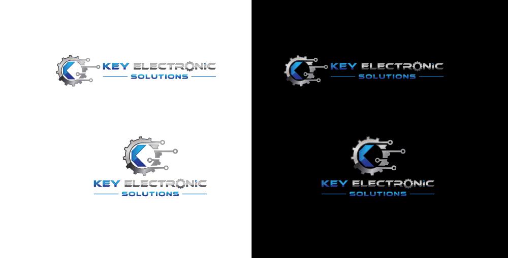 Logo Design by RA-bica for Key Electronic Solutions, LLC | Design #37517434