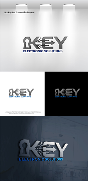 Logo Design by Pixel Signature for Key Electronic Solutions, LLC | Design: #37511491