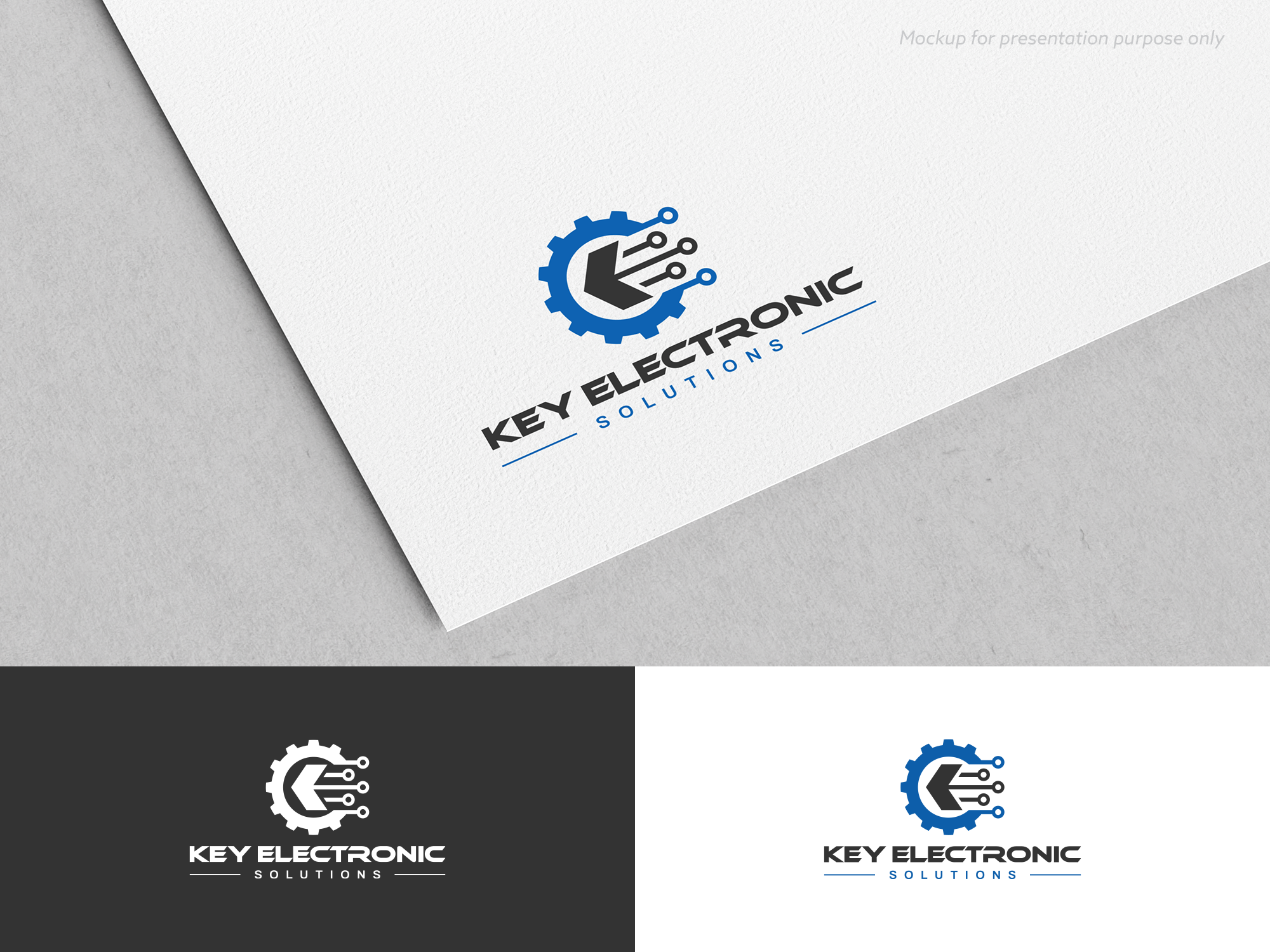 Logo Design by COLOUR CREATIVE for Key Electronic Solutions, LLC | Design #37528348