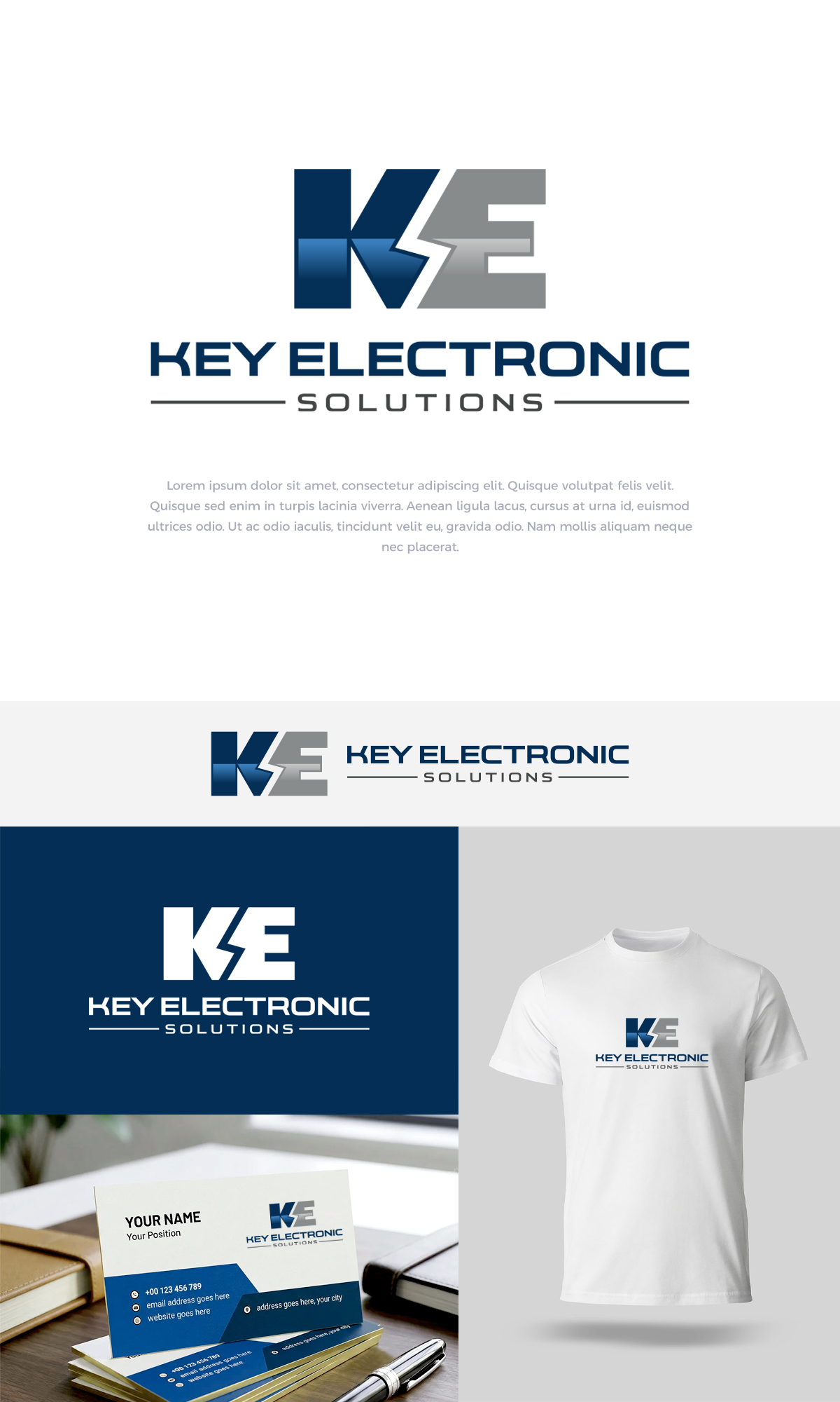 Logo Design by Alf Mozara for Key Electronic Solutions, LLC | Design #37516919
