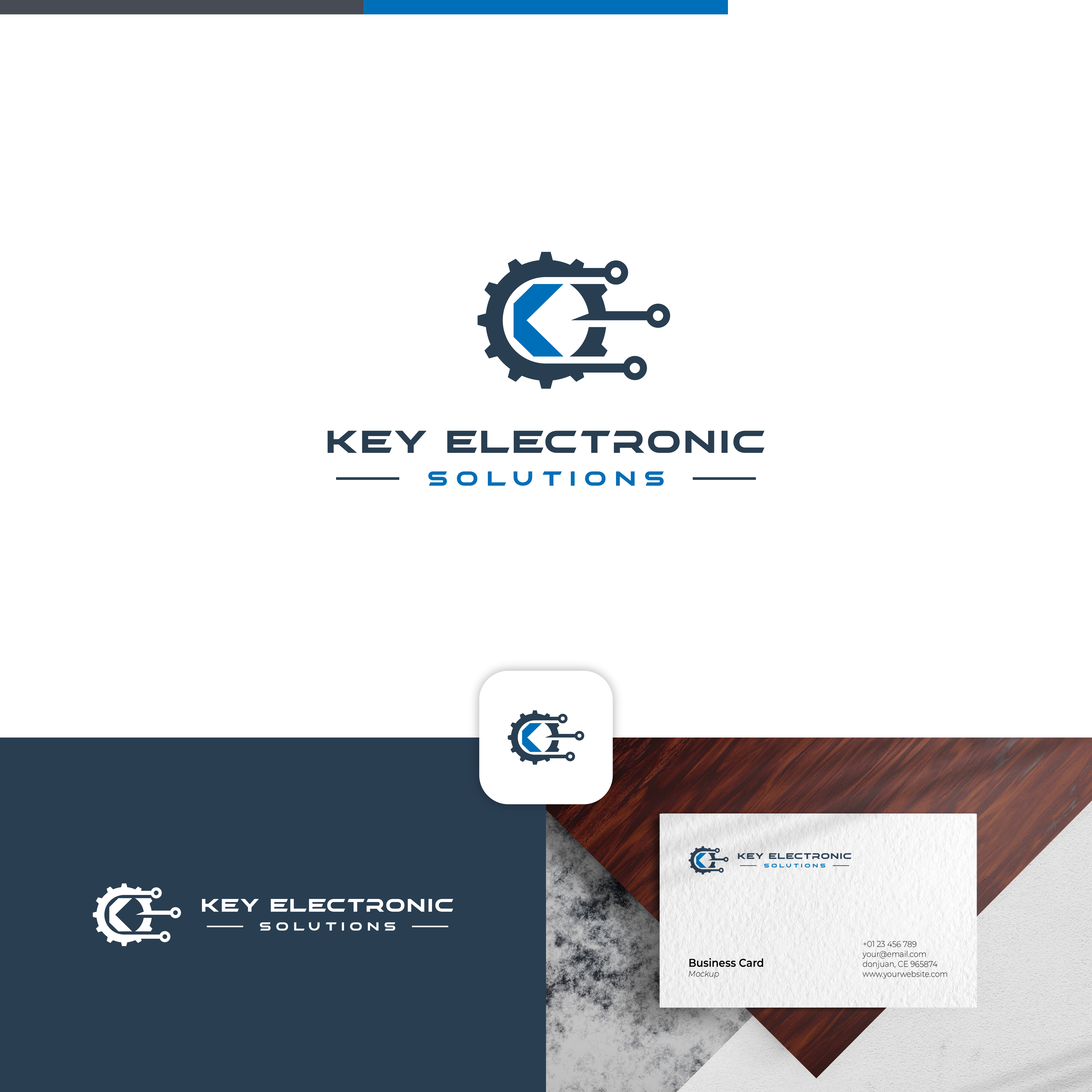 Logo Design by Dell_a.Design for Key Electronic Solutions, LLC | Design #37512953