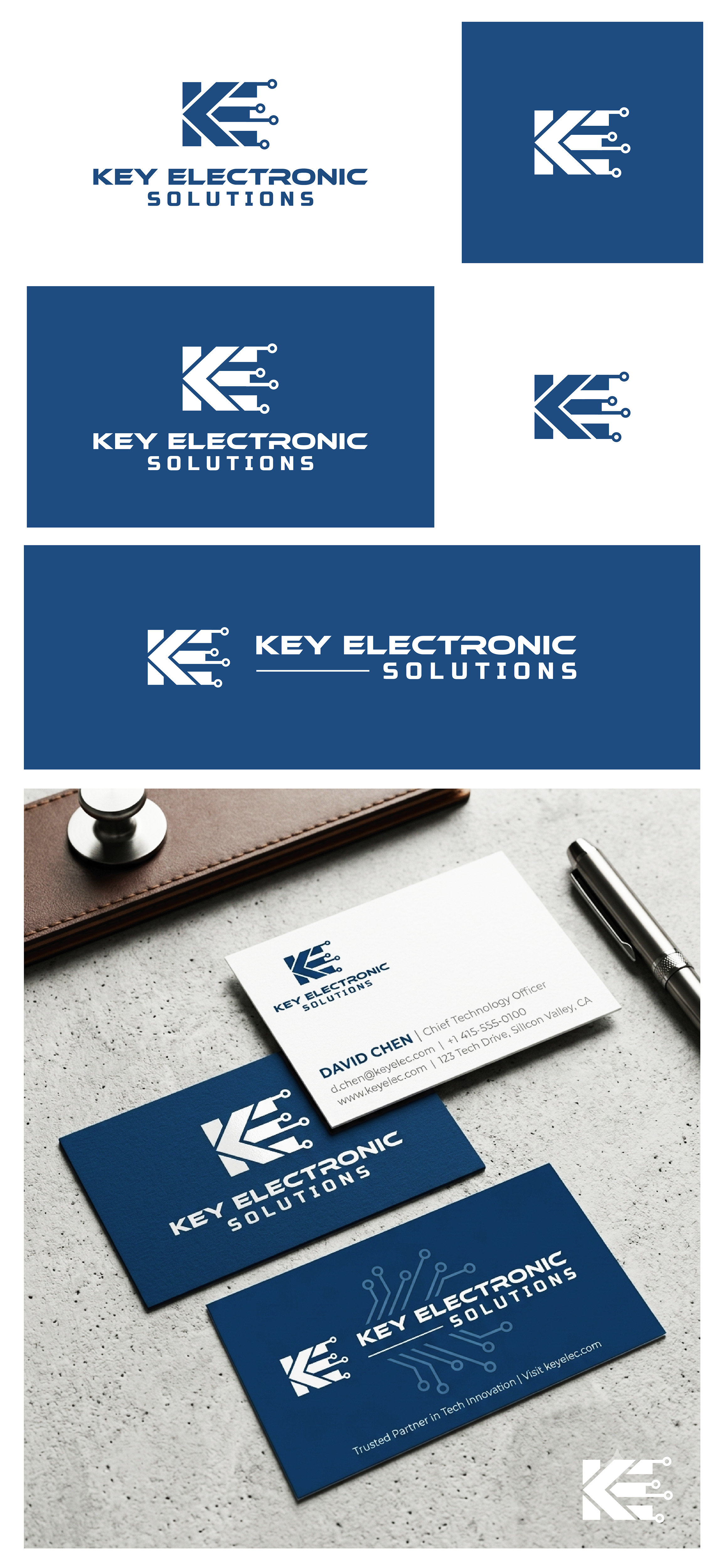 Logo Design by Suhendri for Key Electronic Solutions, LLC | Design #37533805