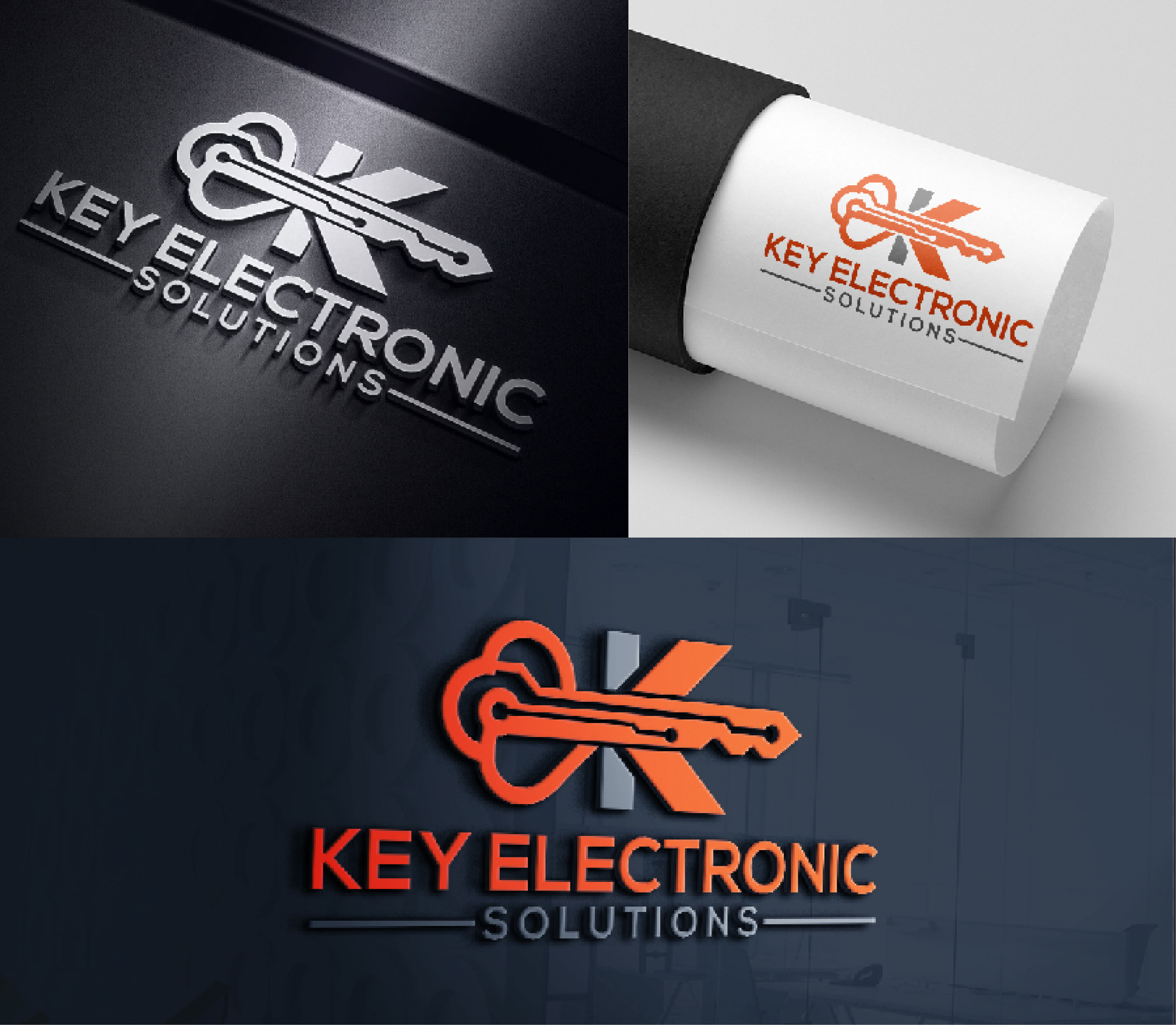 Logo Design by Raul Jimenez for Key Electronic Solutions, LLC | Design #37535310