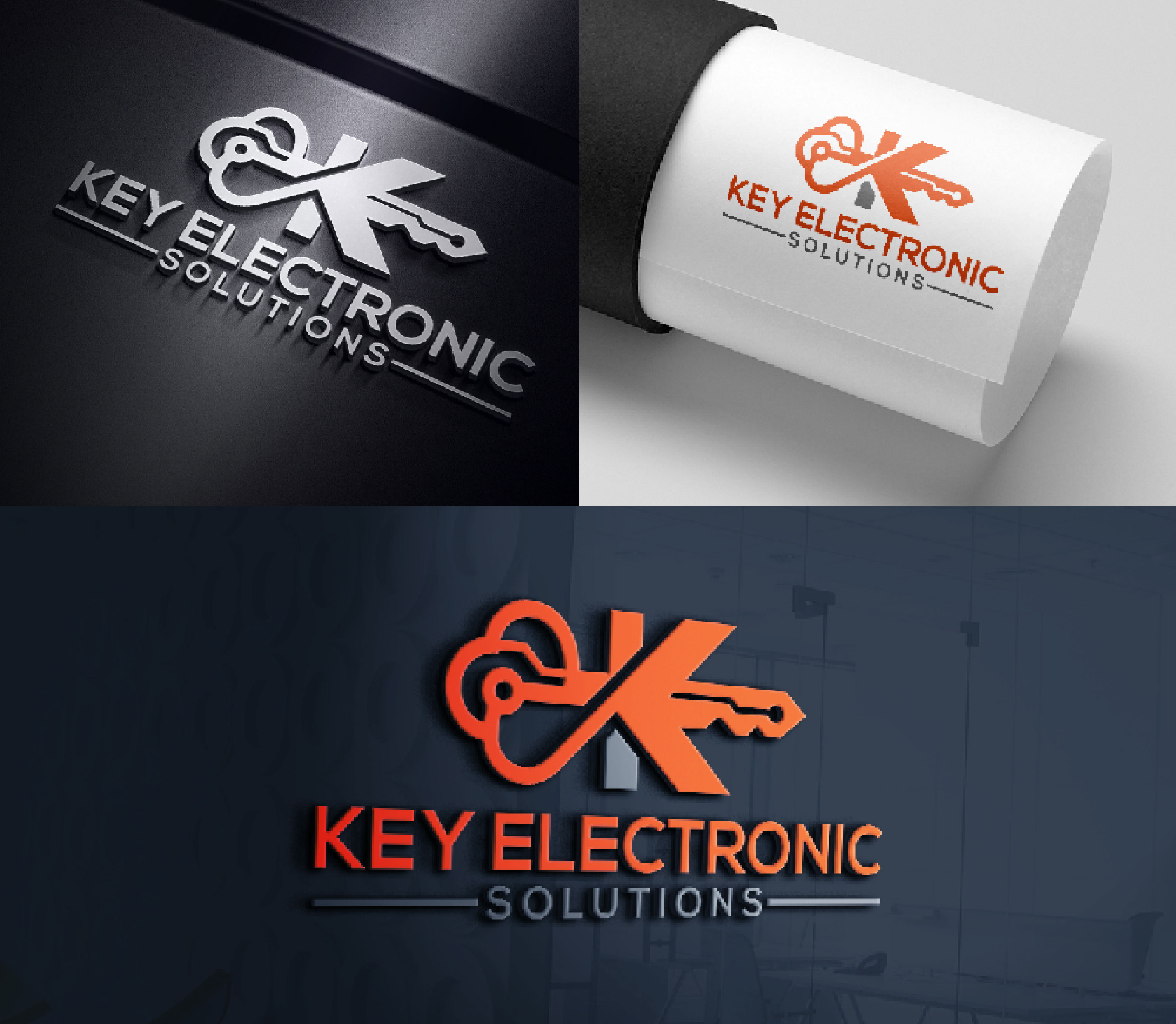 Logo Design by Raul Jimenez for Key Electronic Solutions, LLC | Design #37535513