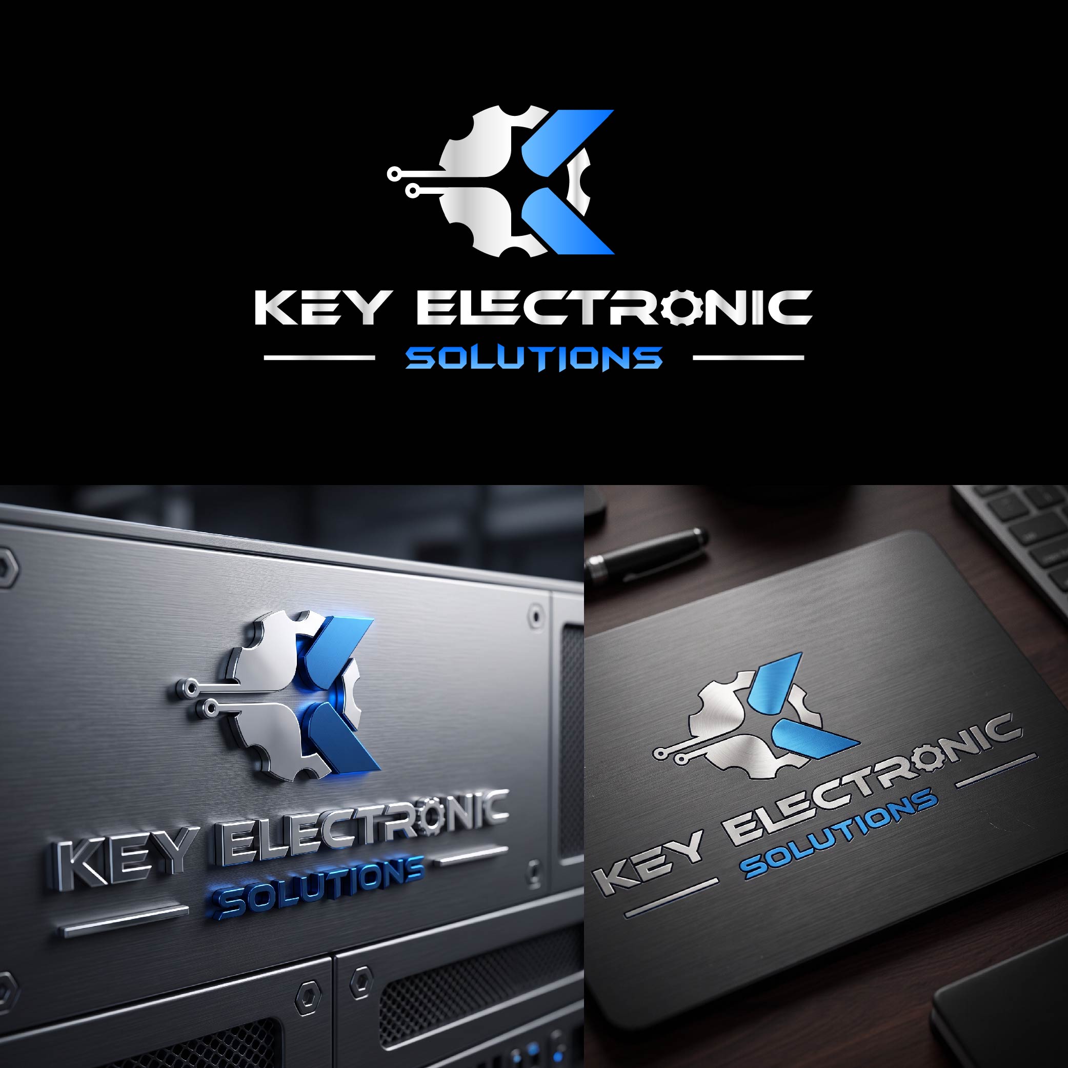 Logo Design by MdJahangirAlam00 for Key Electronic Solutions, LLC | Design #37524049