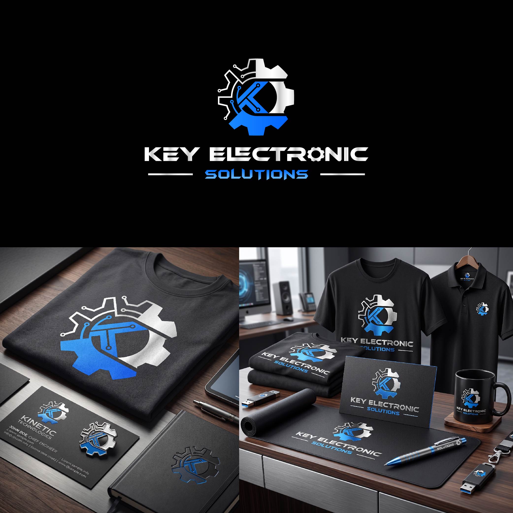 Logo Design by MdJahangirAlam00 for Key Electronic Solutions, LLC | Design #37527833