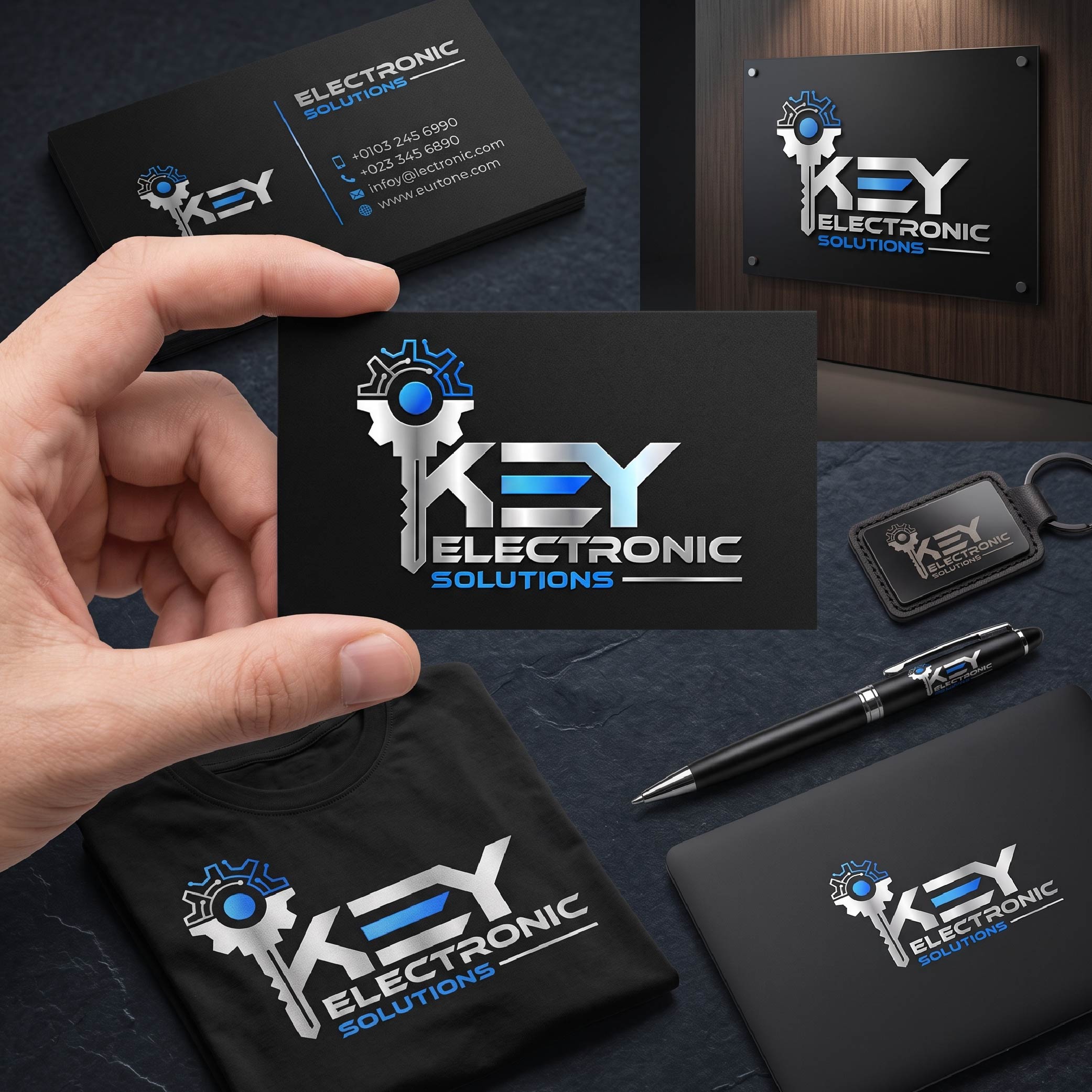 Logo Design by MdJahangirAlam00 for Key Electronic Solutions, LLC | Design #37535373