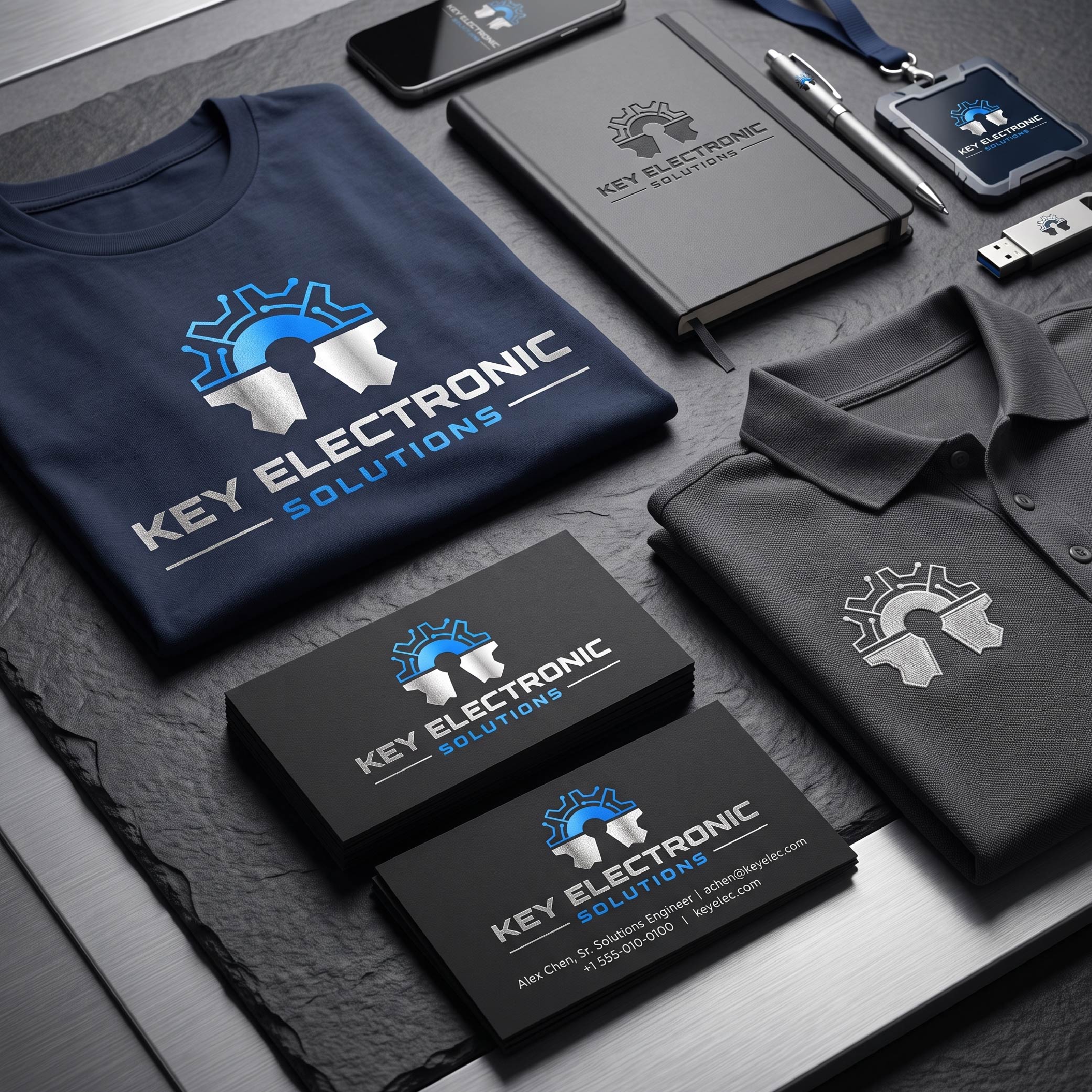 Logo Design by MdJahangirAlam00 for Key Electronic Solutions, LLC | Design #37536852
