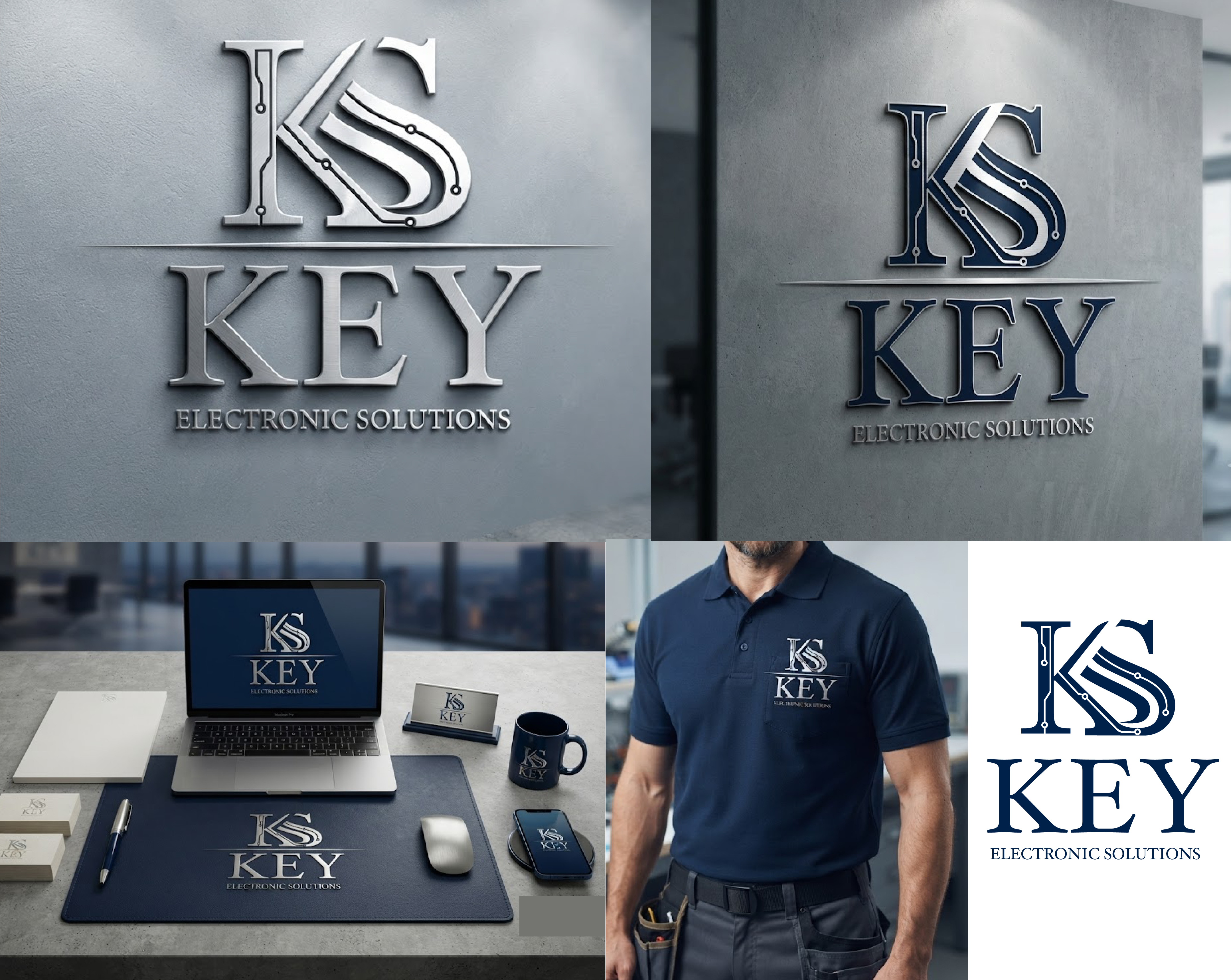Logo Design by kuzfe_35 for Key Electronic Solutions, LLC | Design #37518139