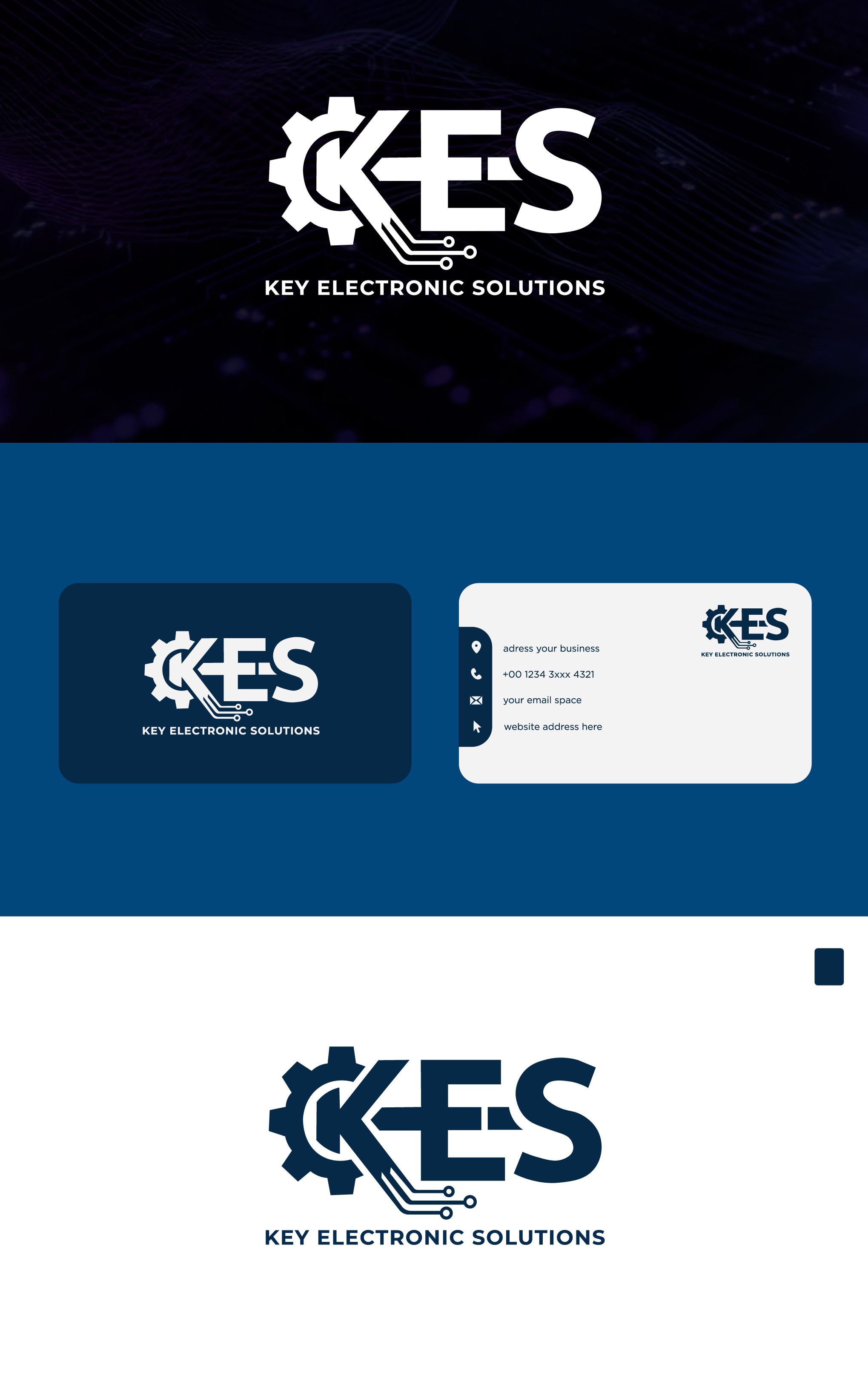 Logo Design by Annapoorna Design Co for Key Electronic Solutions, LLC | Design #37518431