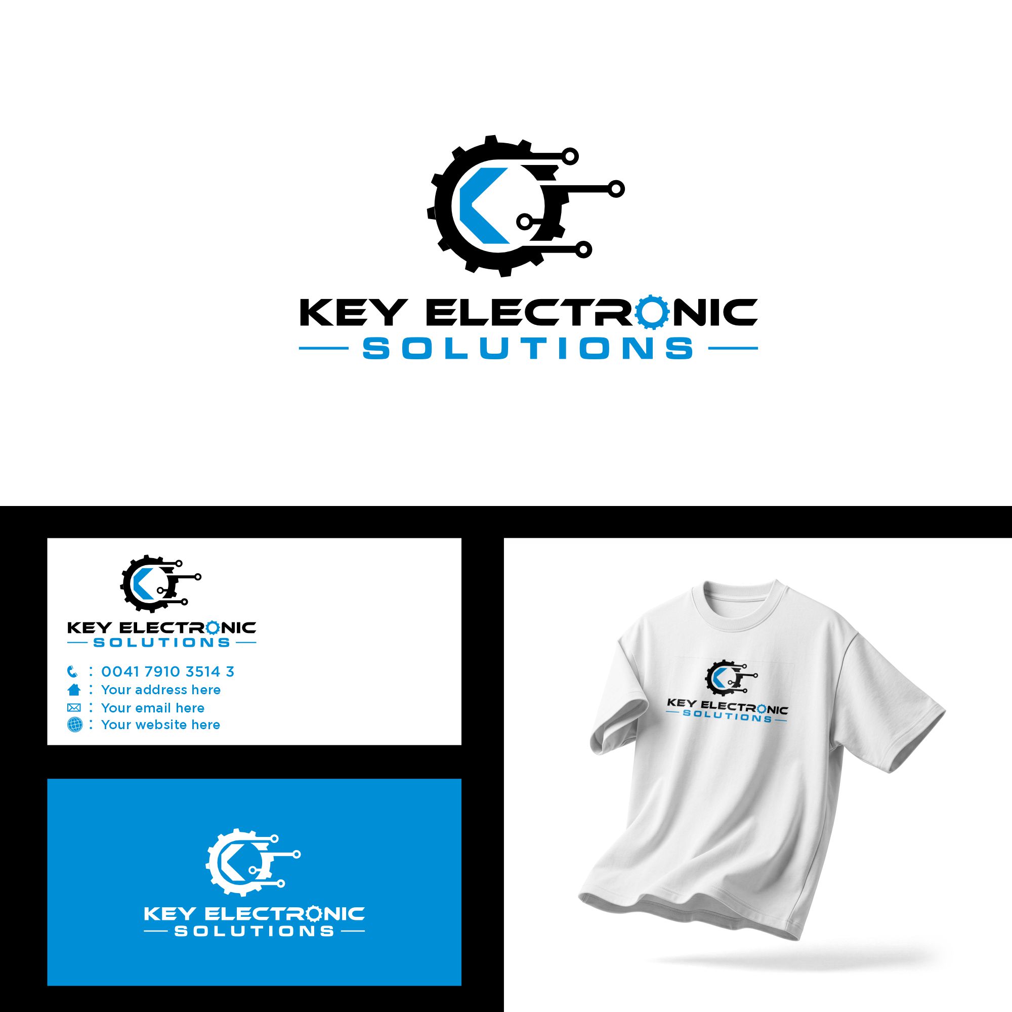Diseño de Logo por hidro para Key Electronic Solutions, LLC | Diseño #37512678