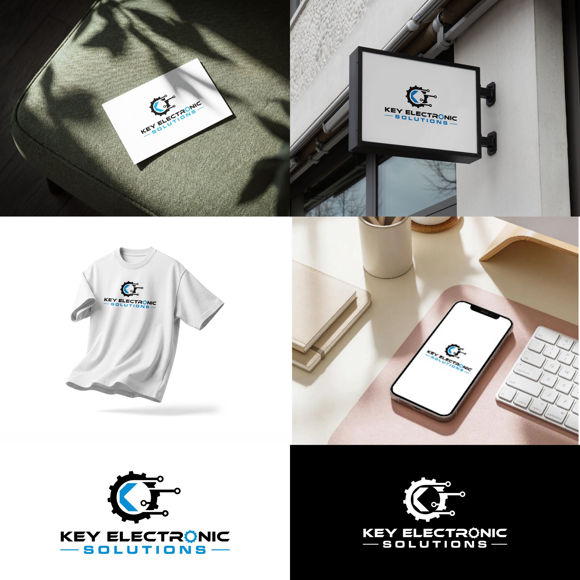 Diseño de Logo por hidro para Key Electronic Solutions, LLC | Diseño #37522213