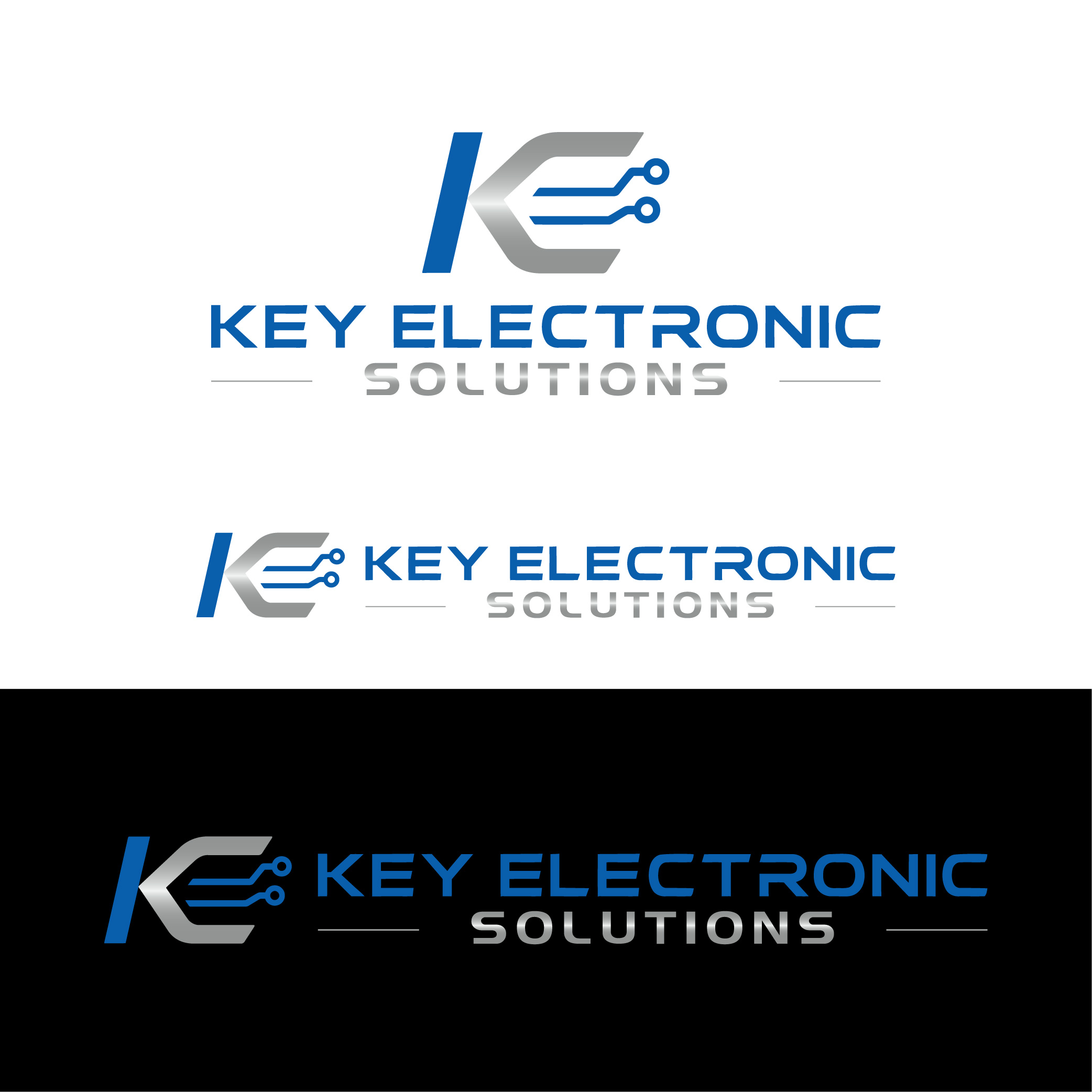 Logo Design by VantaBureau for Key Electronic Solutions, LLC | Design #37534024