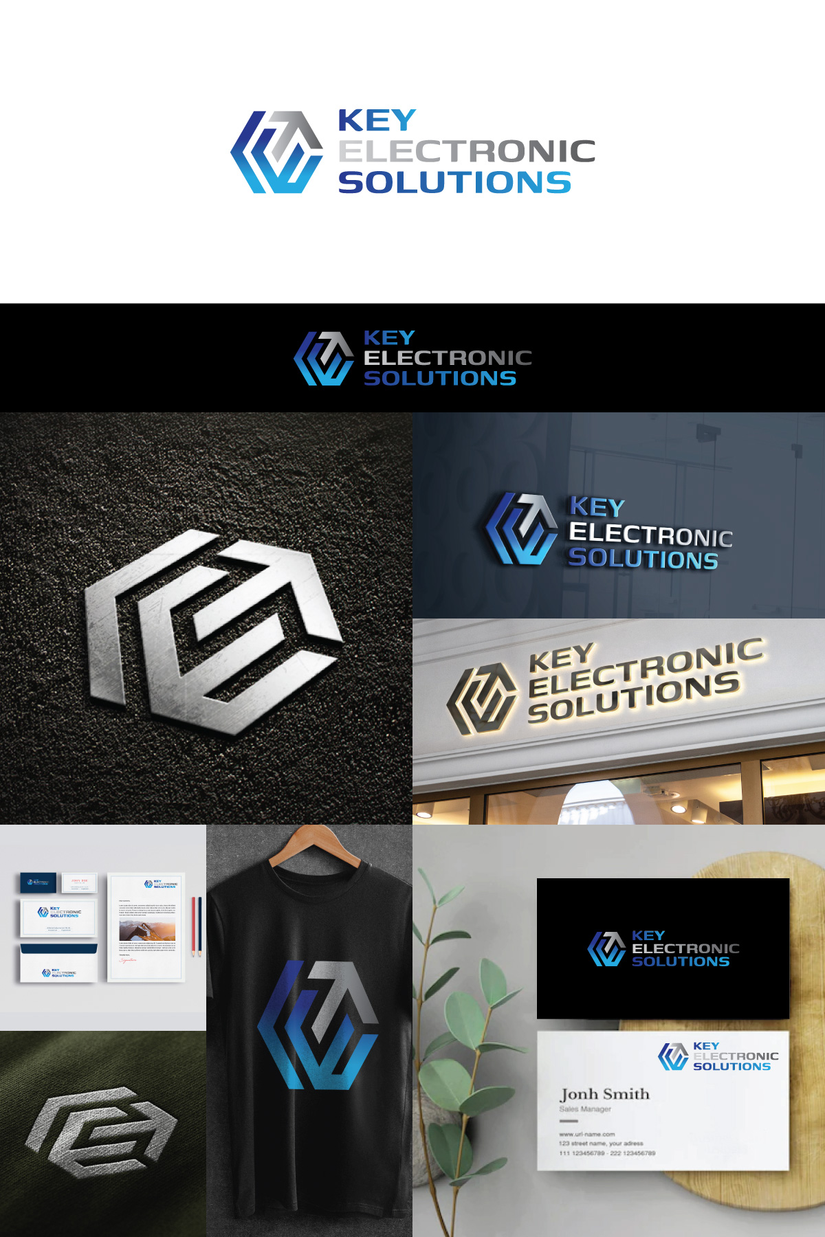 Diseño de Logo por Magic of Art para Key Electronic Solutions, LLC | Diseño #37515049