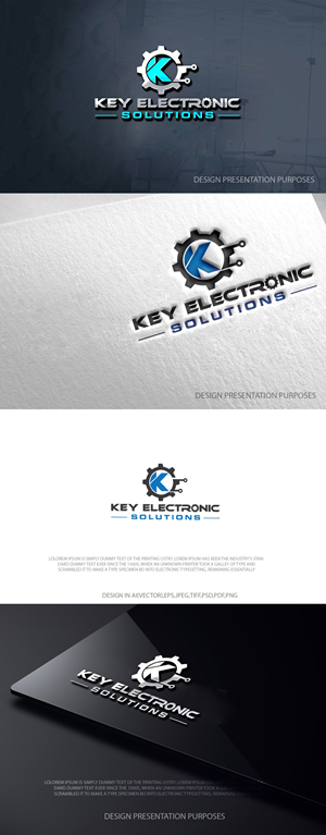 Logo Design by zebronicgraphic for Key Electronic Solutions, LLC | Design: #37514899