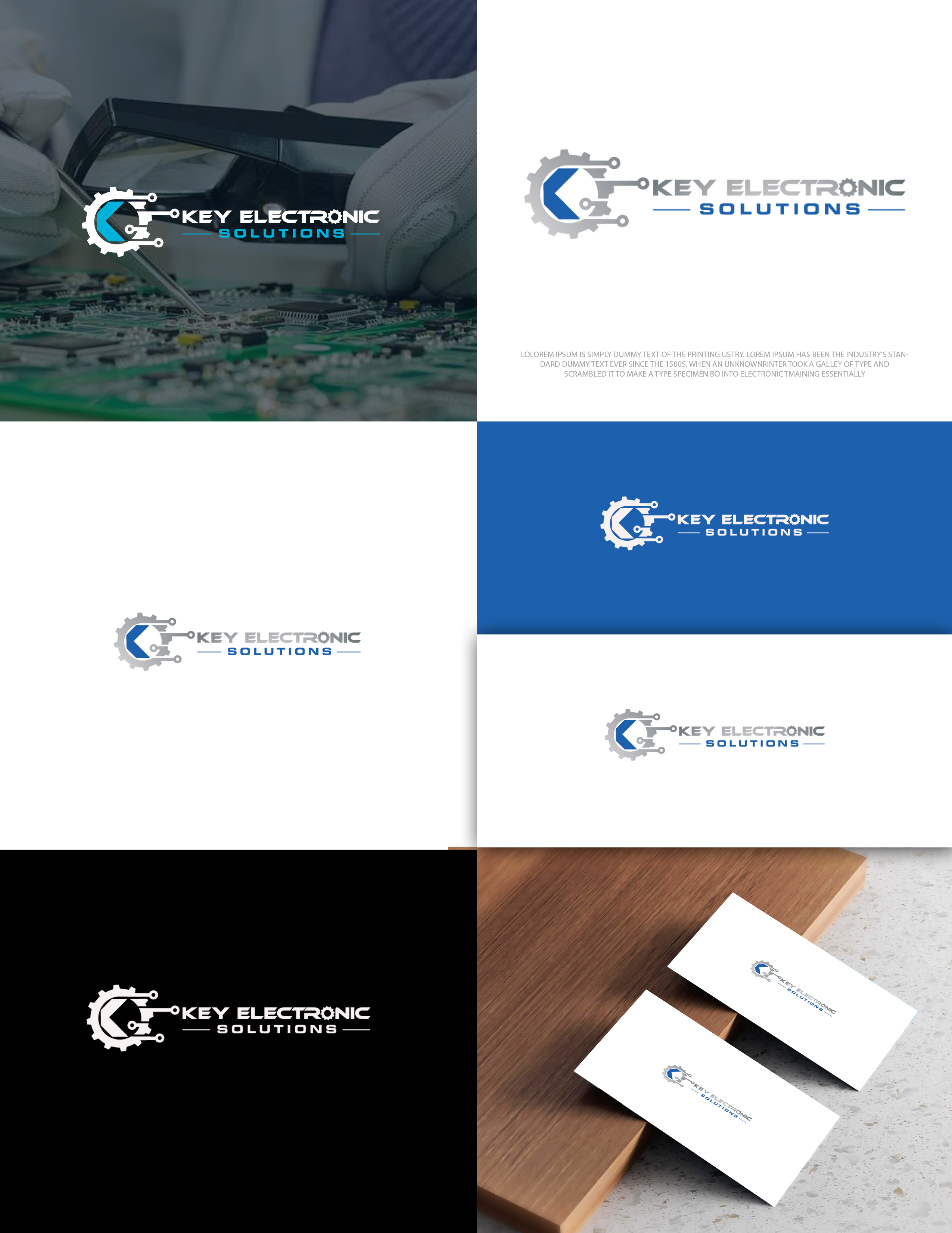 Logo Design by zebronicgraphic for Key Electronic Solutions, LLC | Design #37514900