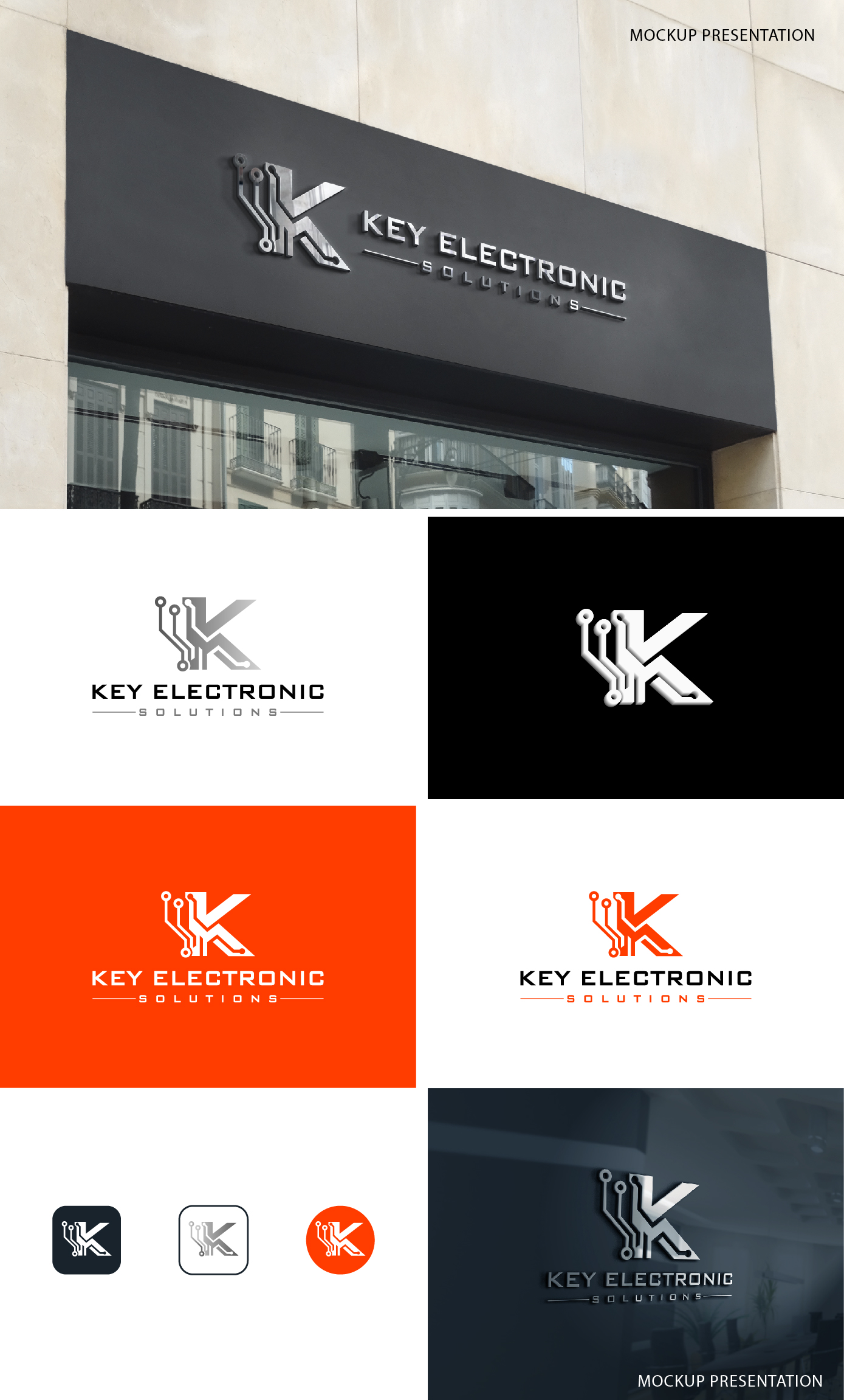Logo-Design von AL-BARAKAH für Key Electronic Solutions, LLC | Design #37514665
