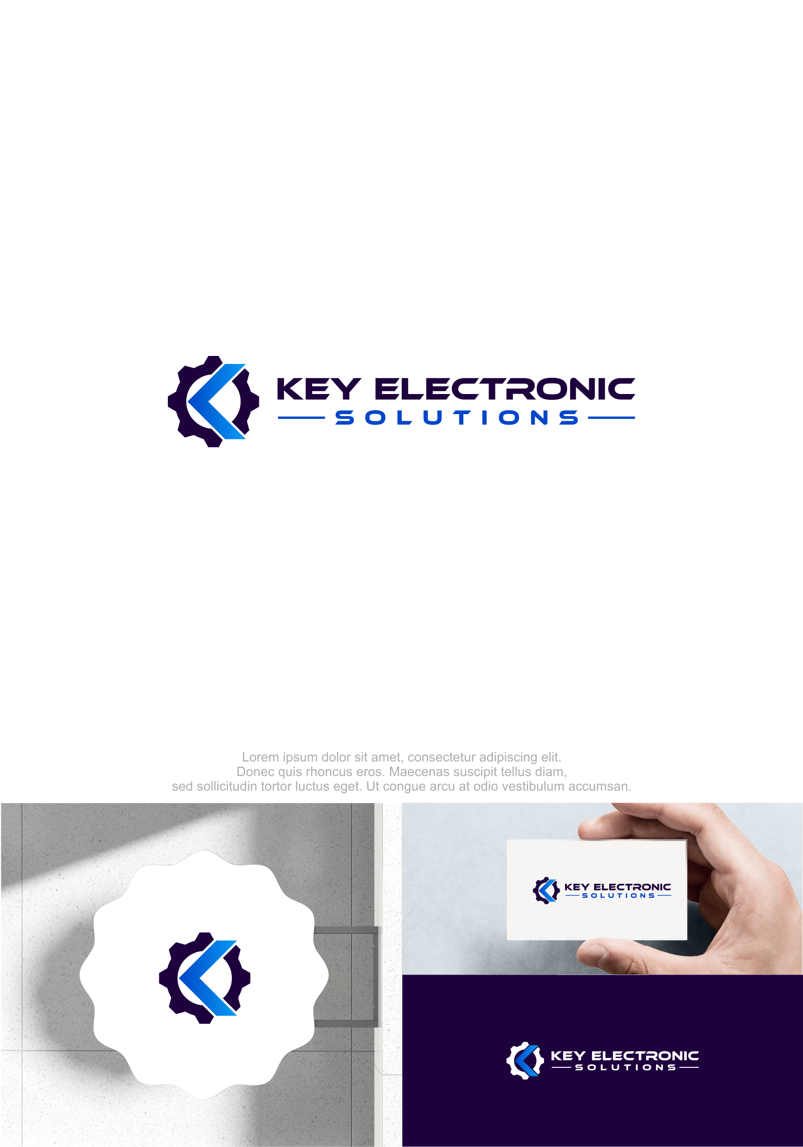 Logo Design by M.Syaiful Huda for Key Electronic Solutions, LLC | Design #37511142