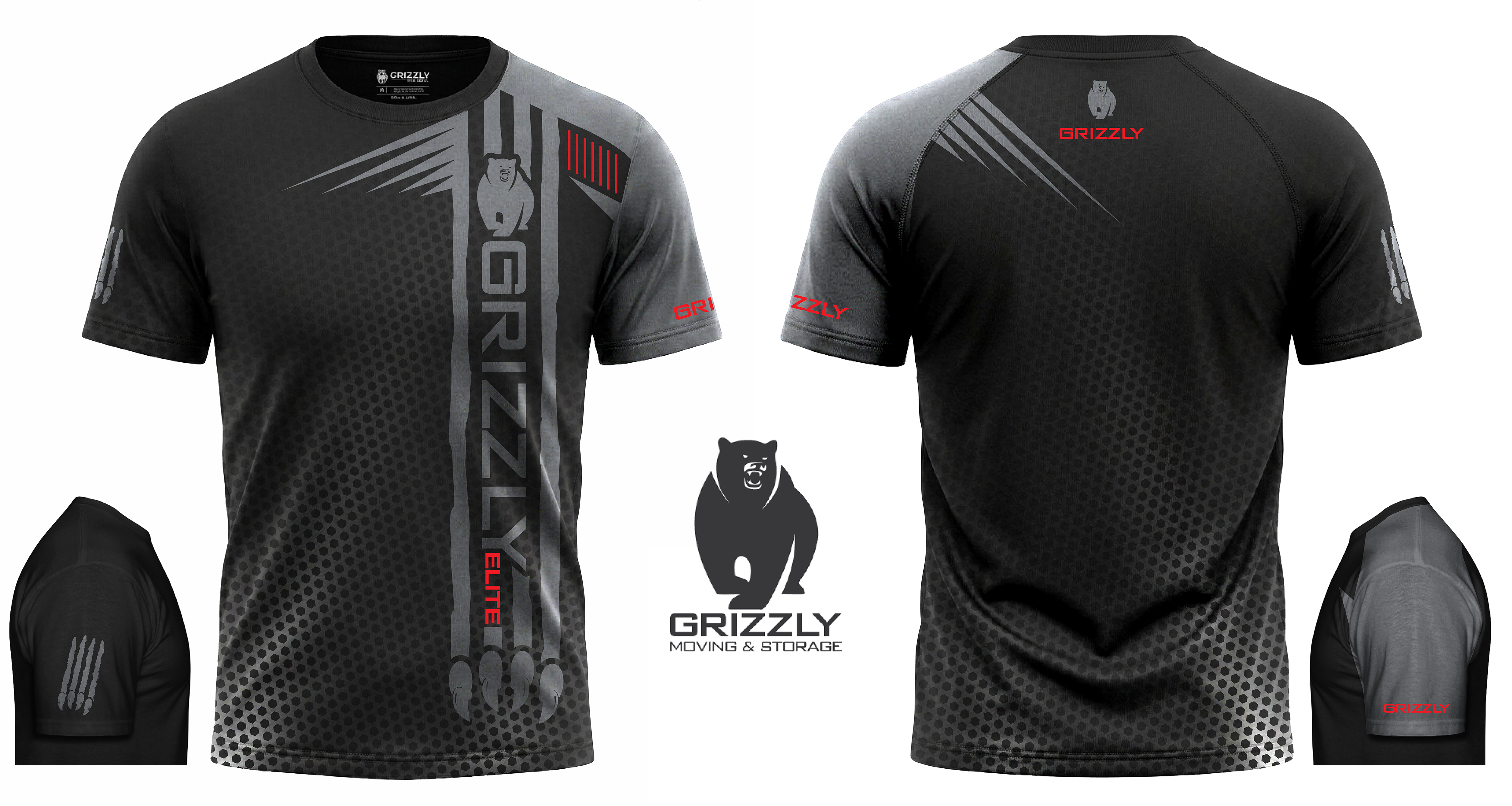 T-shirt Design by John Mark Arts for Grizzly Movers, LLC | Design #37528253