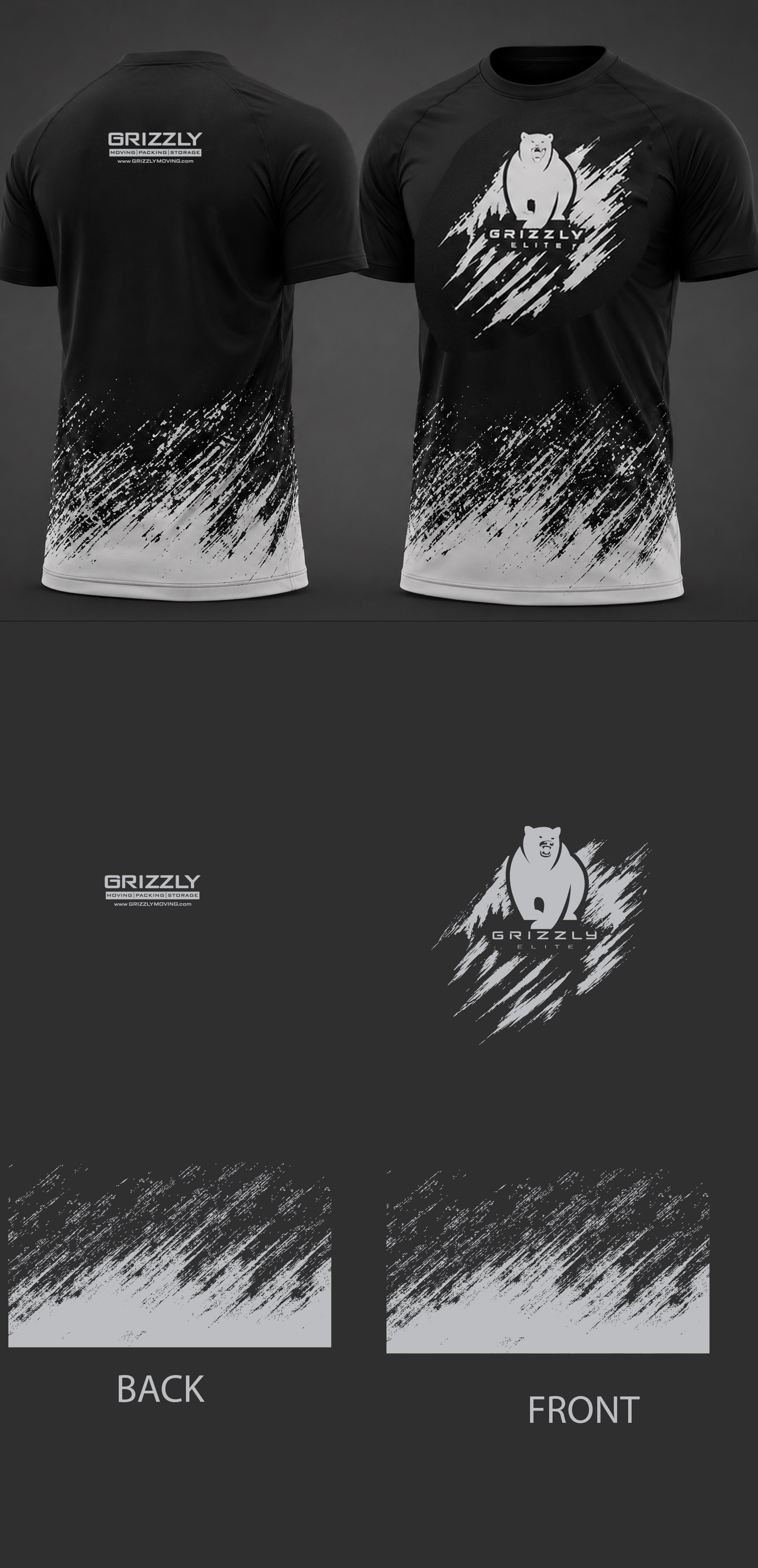 T-shirt Design by @tDesigner  for Grizzly Movers, LLC | Design #37522379