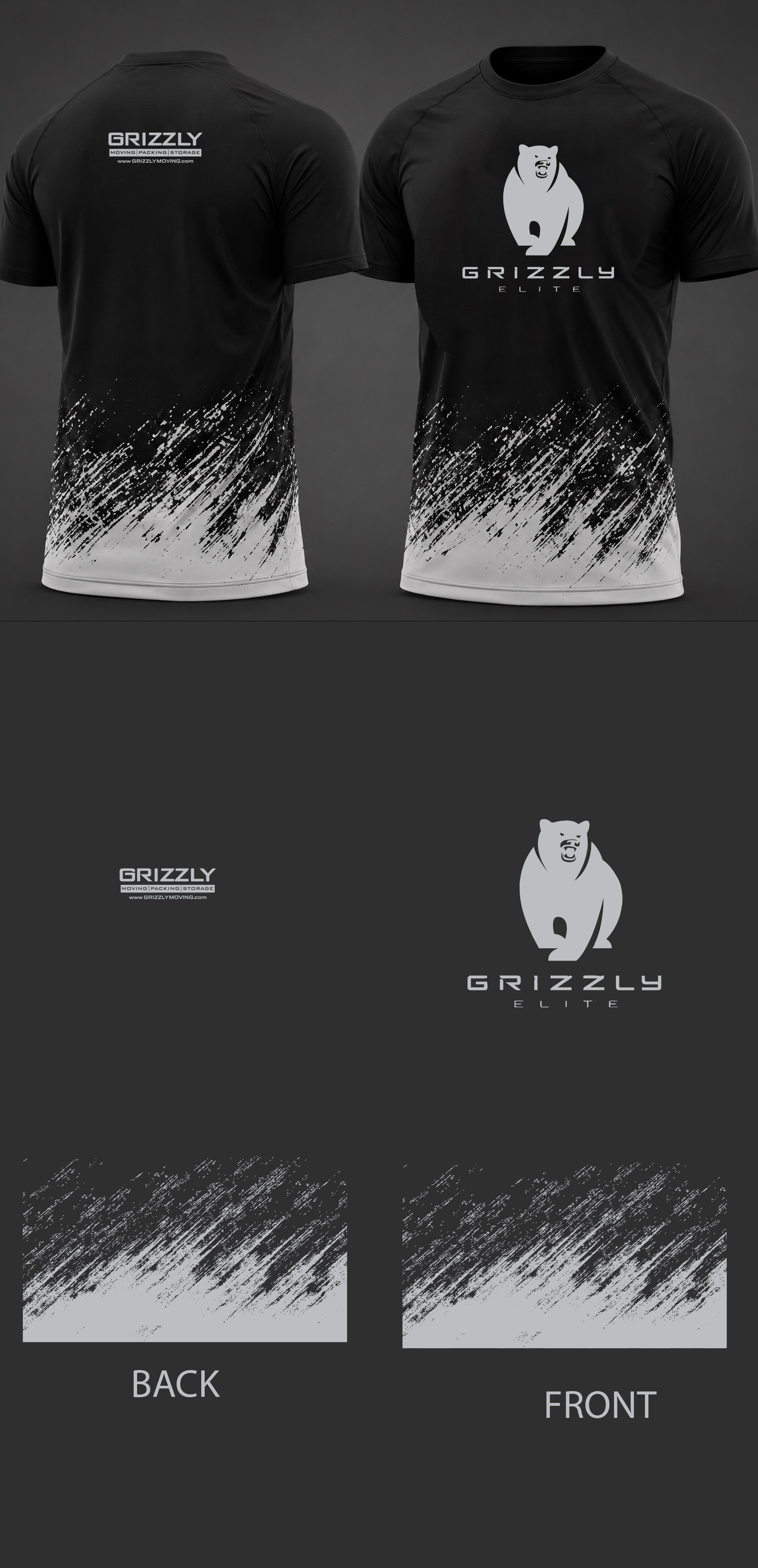 T-shirt Design by @tDesigner  for Grizzly Movers, LLC | Design #37522385