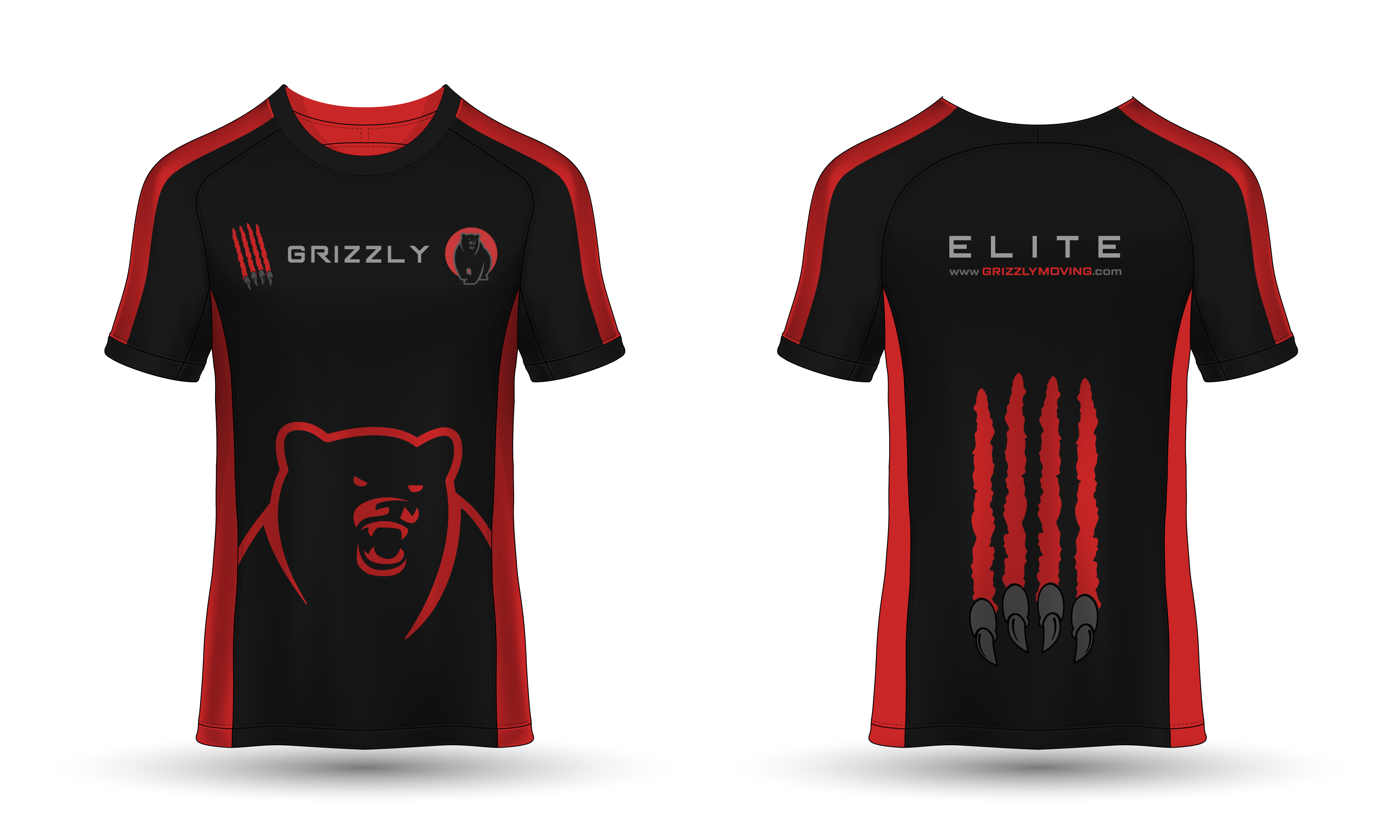 T-shirt Design by KickArt for Grizzly Movers, LLC | Design #37516779
