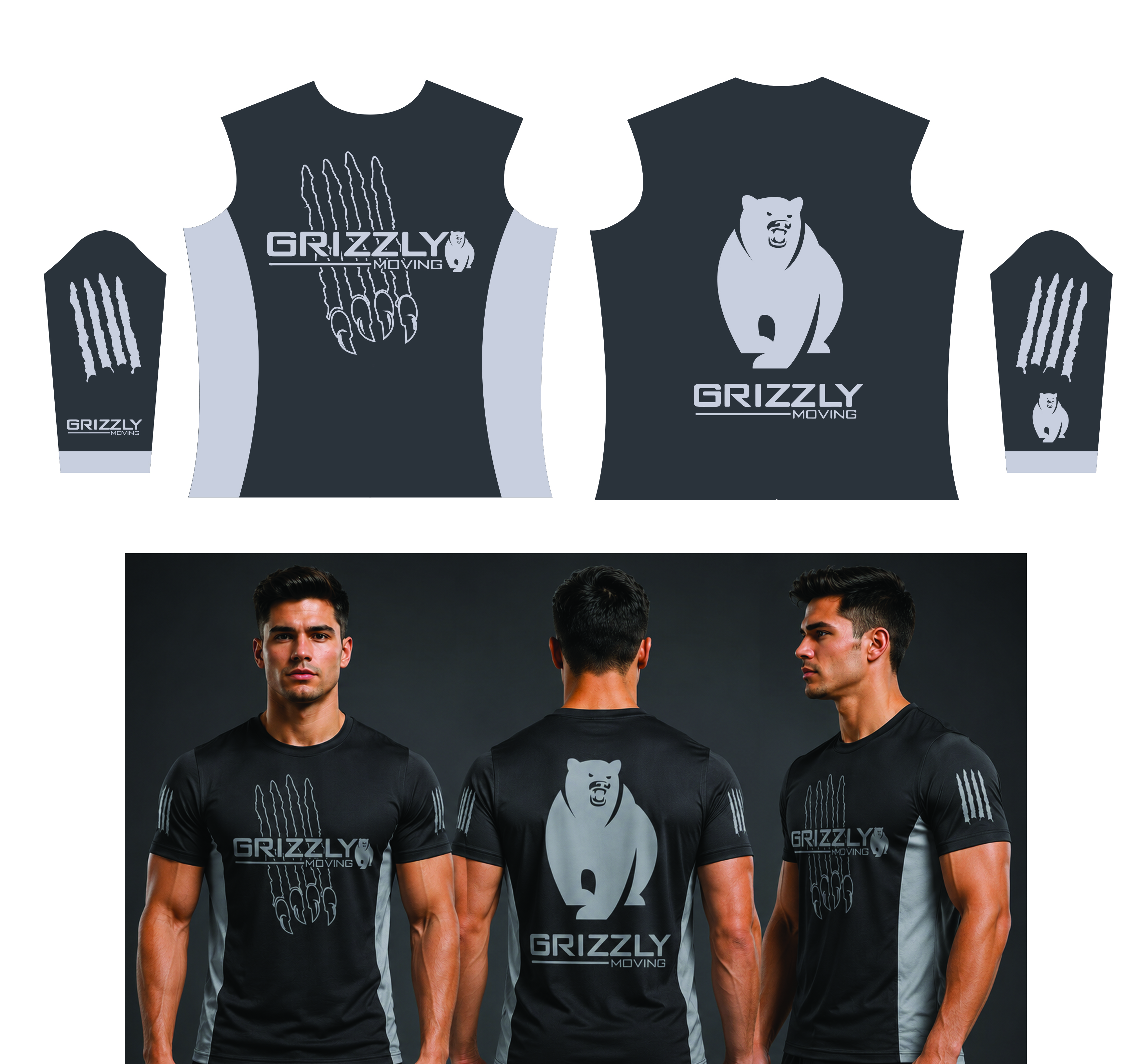 Diseño de Camiseta por Xyper_Design para Grizzly Movers, LLC | Diseño #37525077