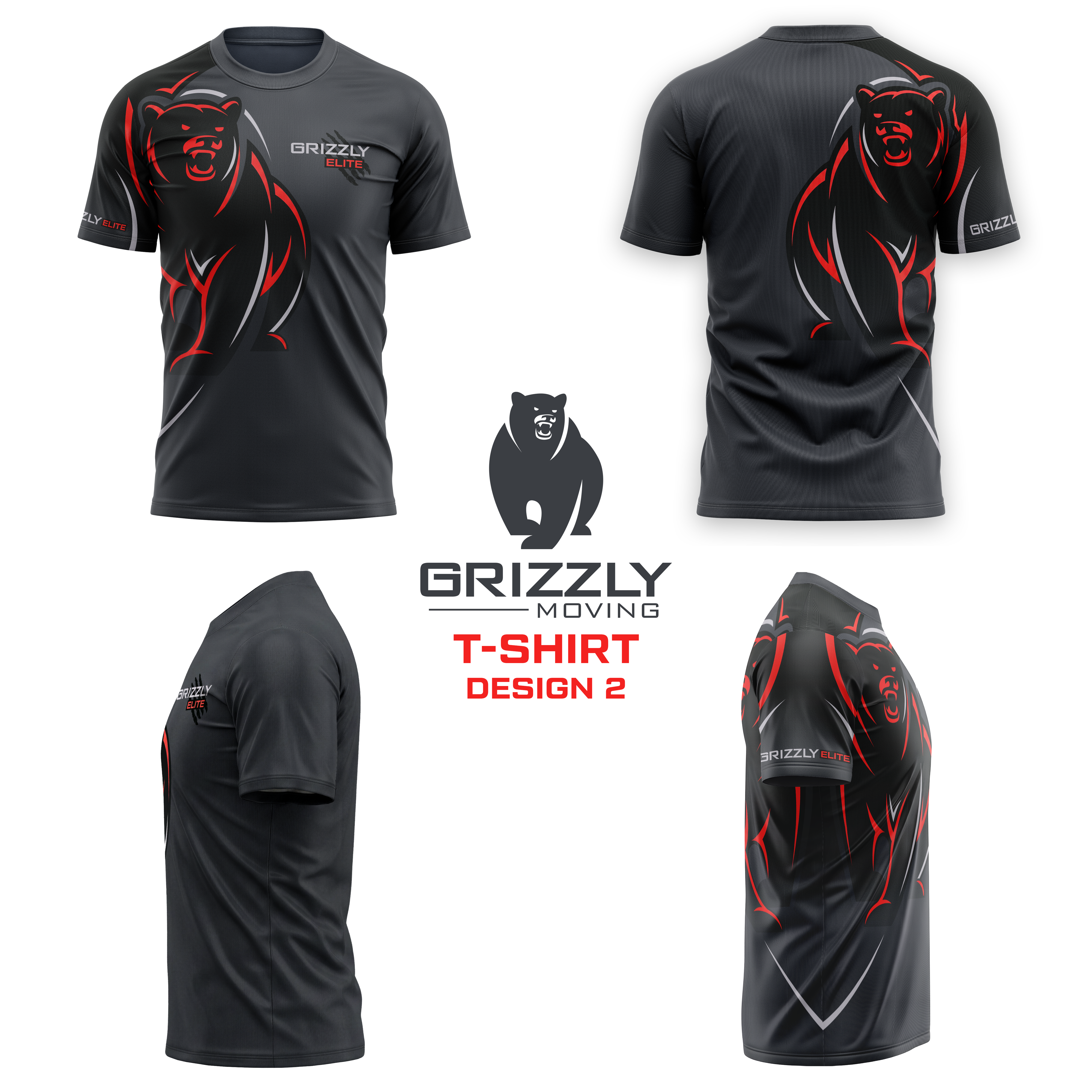 Diseño de Camiseta por Dummy4Design para Grizzly Movers, LLC | Diseño #37545883