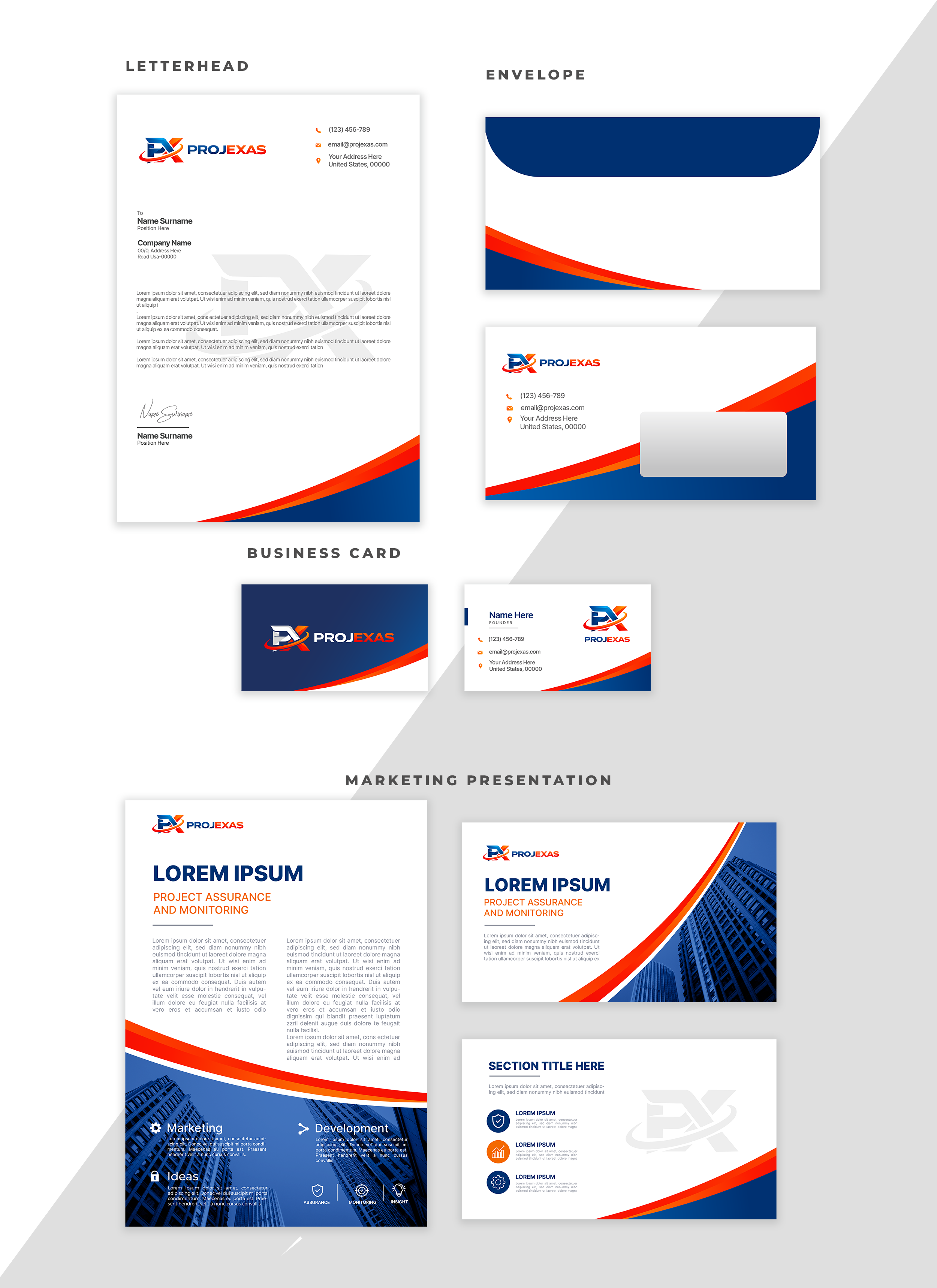 Stationery Design by Jelena B for Projexas Limited | Design #37514729