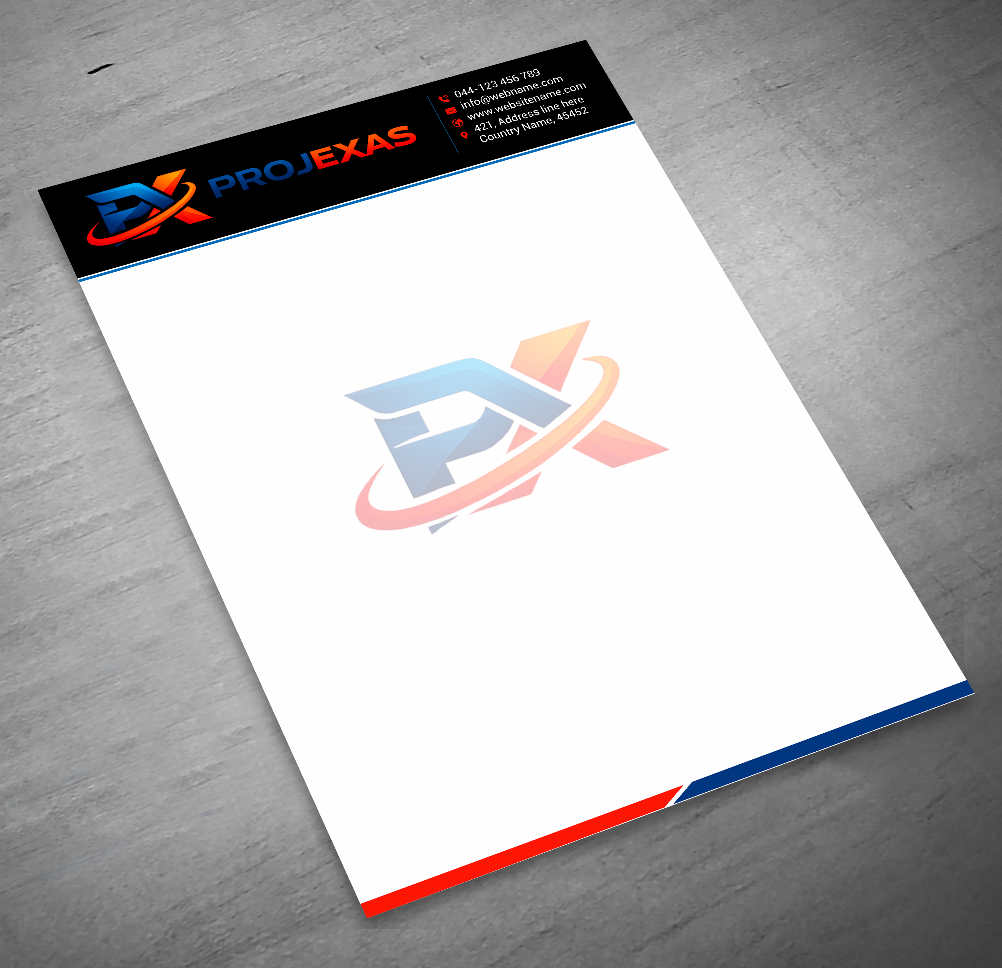 Schreibwaren-Design von jk_studio für Projexas Limited | Design #37514801