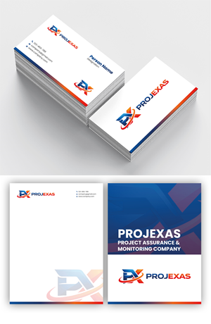 Stationery Design by Talha Ahmad for Projexas Limited | Design #37514230