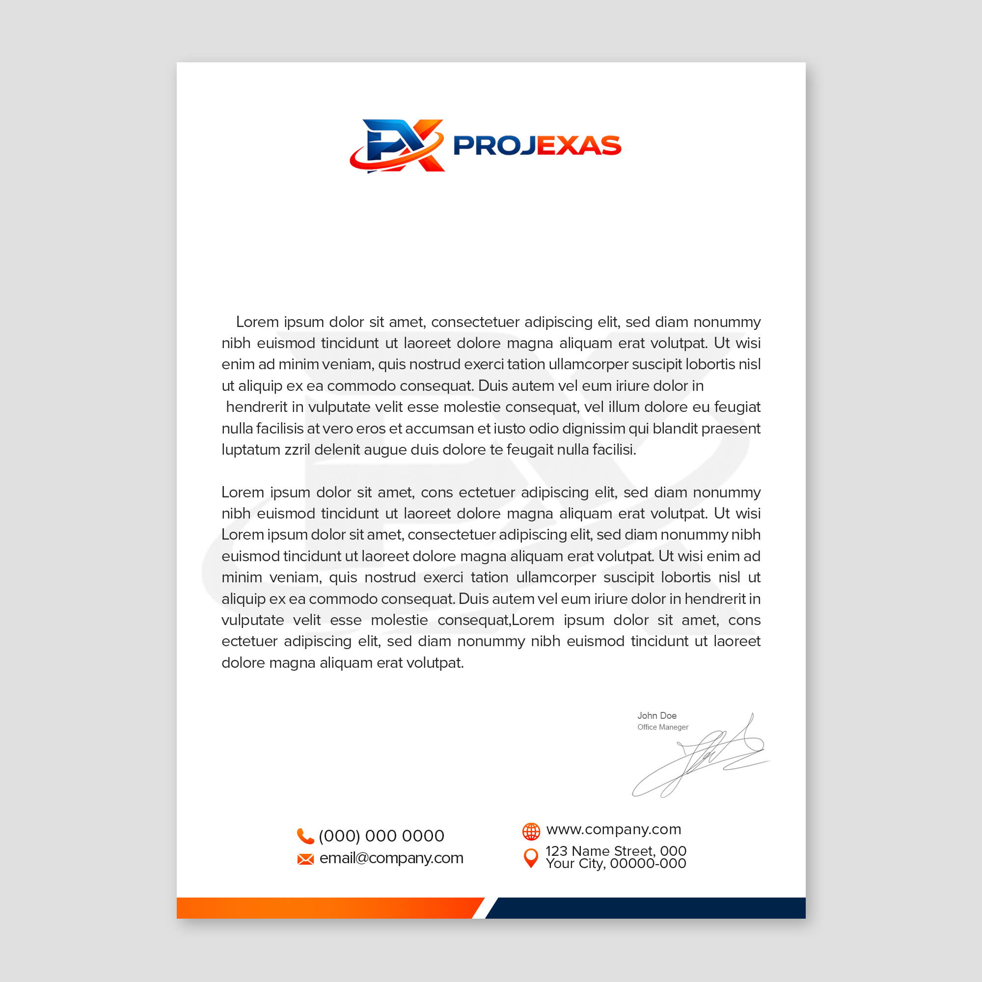 Stationery Design by WellDesign for Projexas Limited | Design #37516884