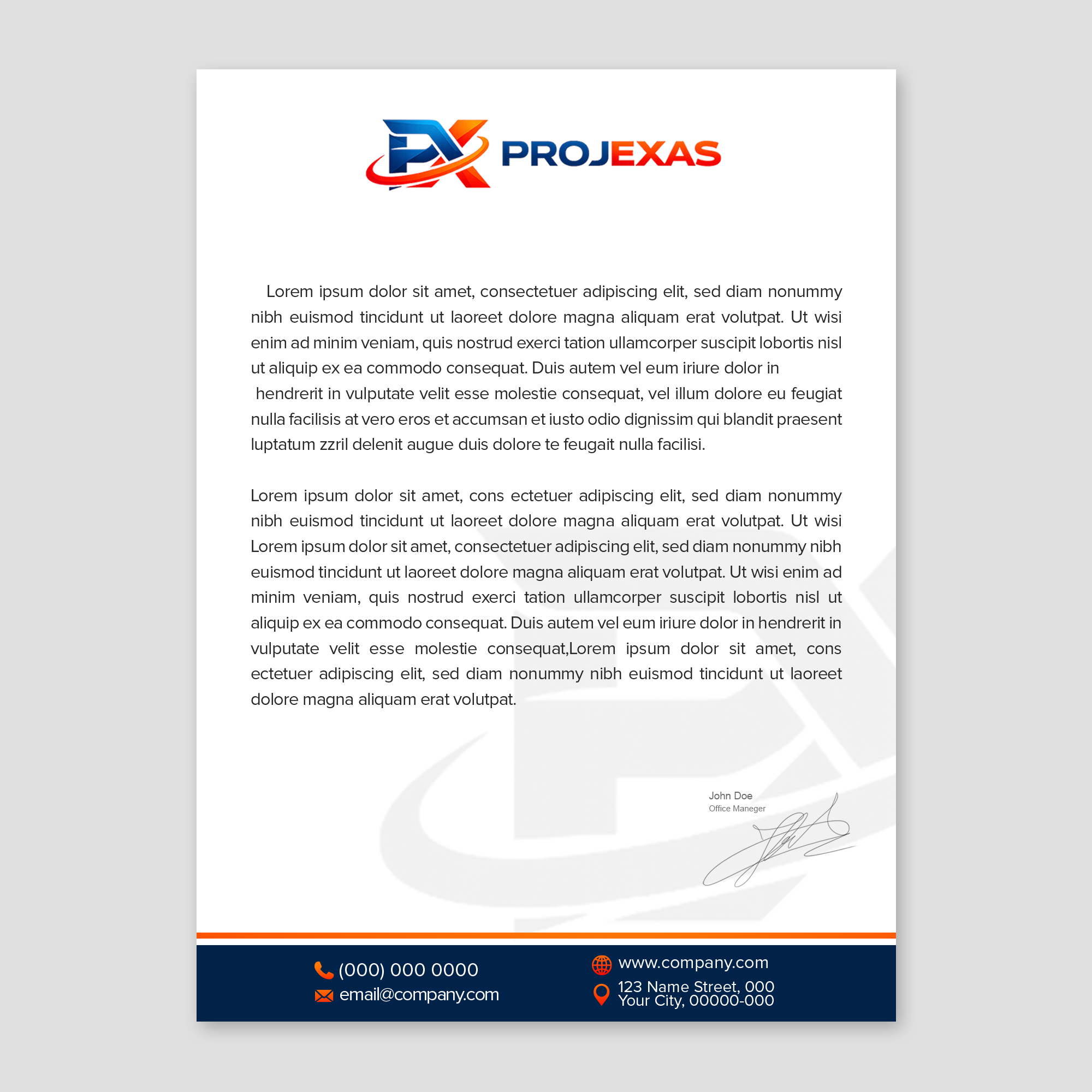 Stationery Design by WellDesign for Projexas Limited | Design #37516886